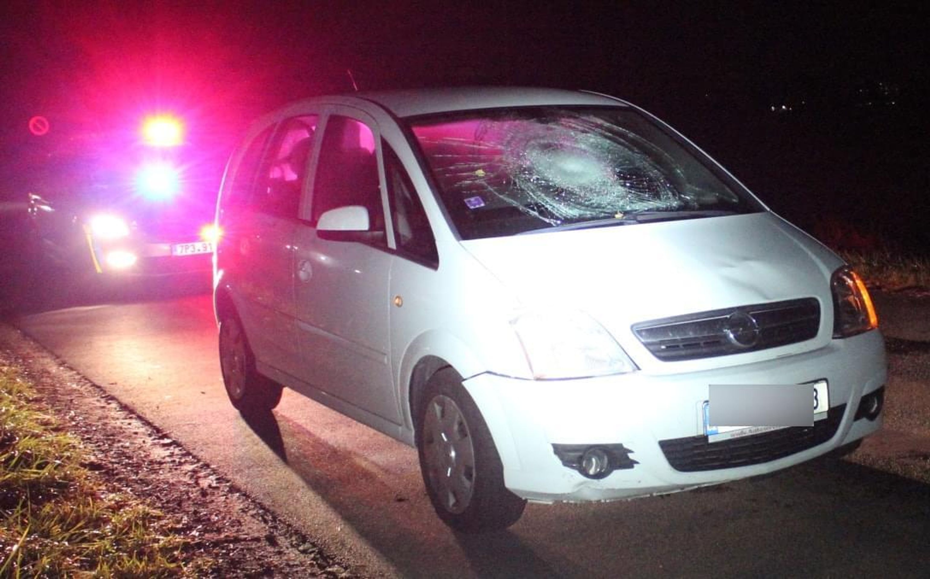Sražený chodec nakonec sám skončil v policejní cele - 5 - GALERIE: Srážka chodce na Plzeňsku (3/3)