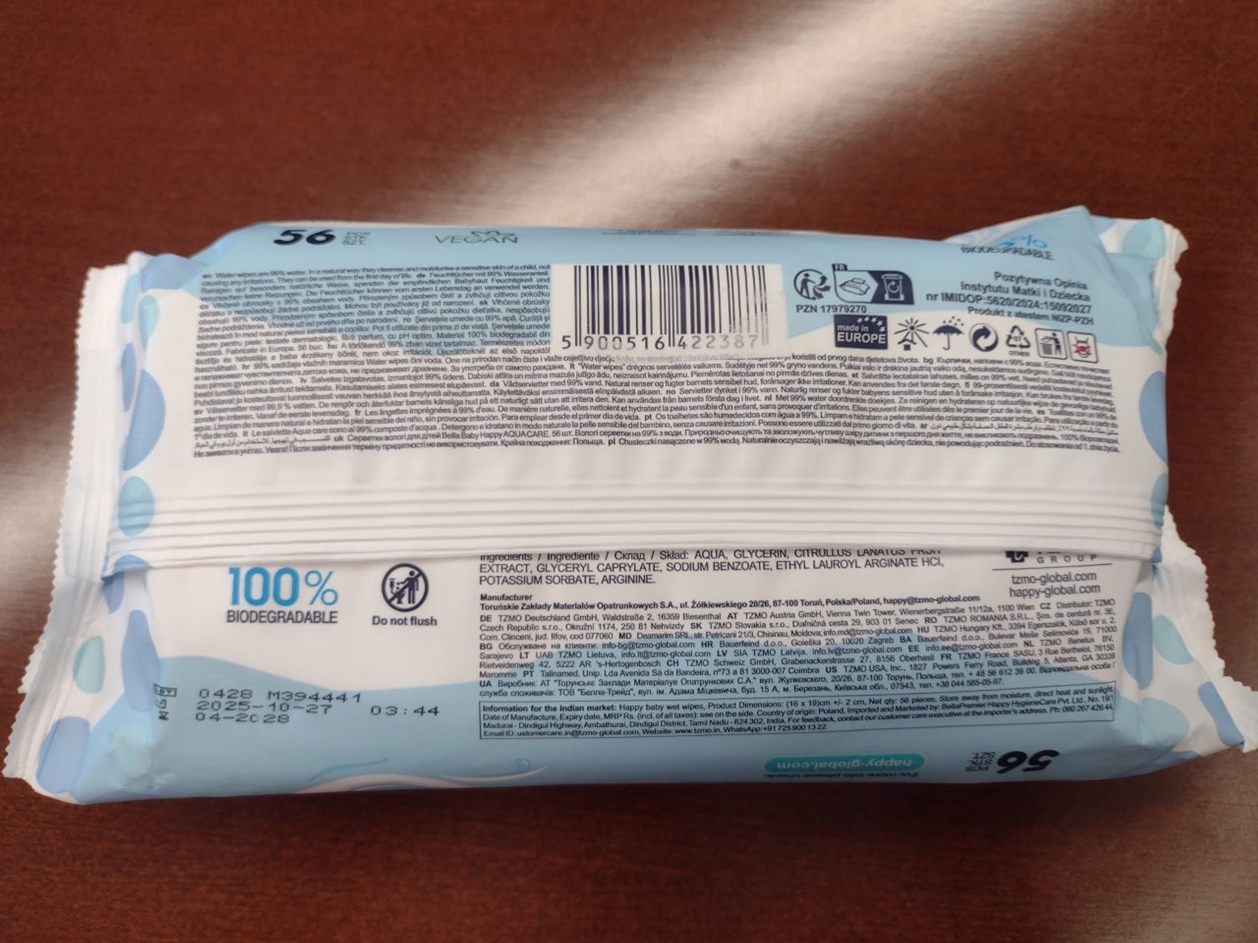 Dětské ubrousky Bella Happy Aqua Care - Dětské ubrousky Bella Happy Aqua Care (3/4)
