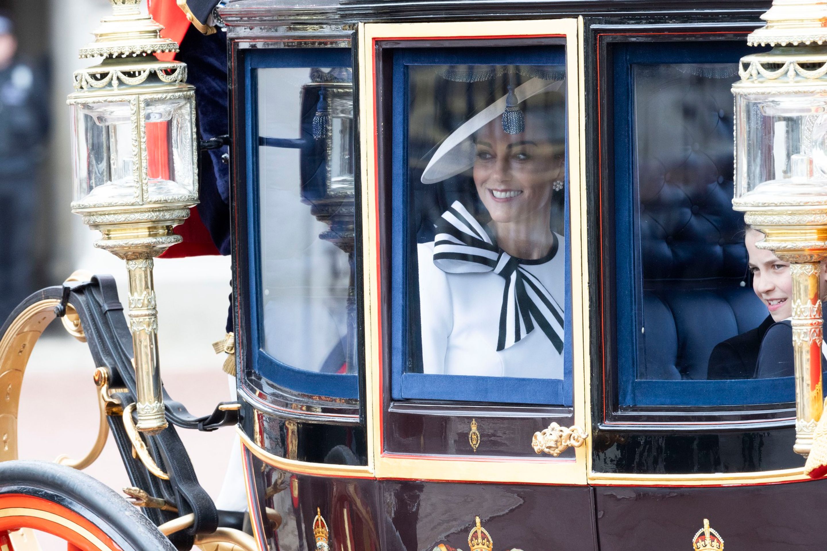 Princezna Kate, 15. 6. 2024 Trooping the Colour (1) - Královská rodina na Trooping the Colour (2024) (3/8)