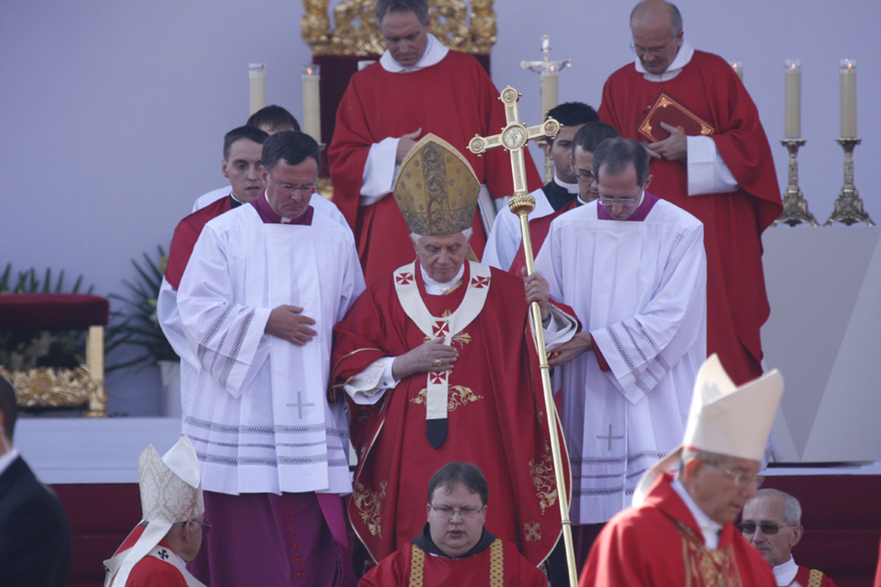 Papež Benedikt XVI. ve Staré Boleslavi-3 - GALERIE Mše ve Staré Boleslavi (19/29)