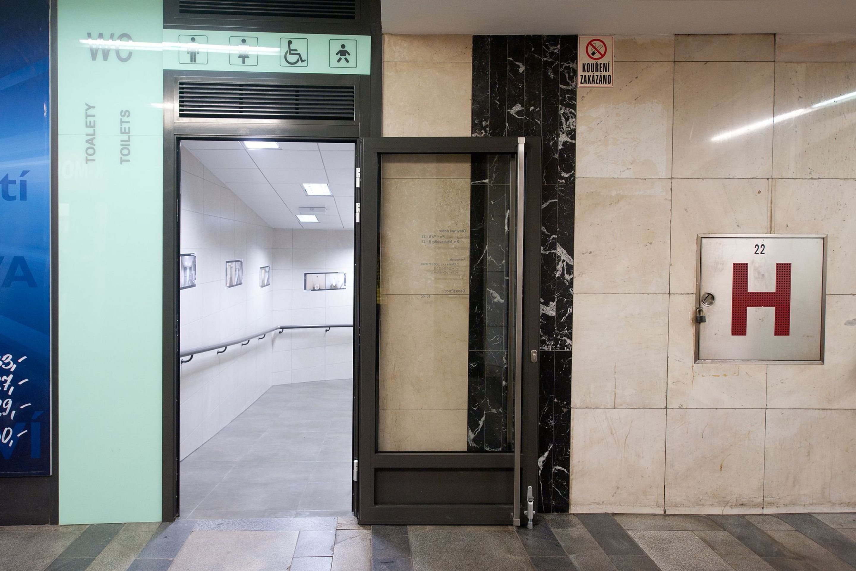Zrekonstruované toalety na Můstku - 1 - GALERIE: Zrekonstruované toalety na Můstku (8/8)