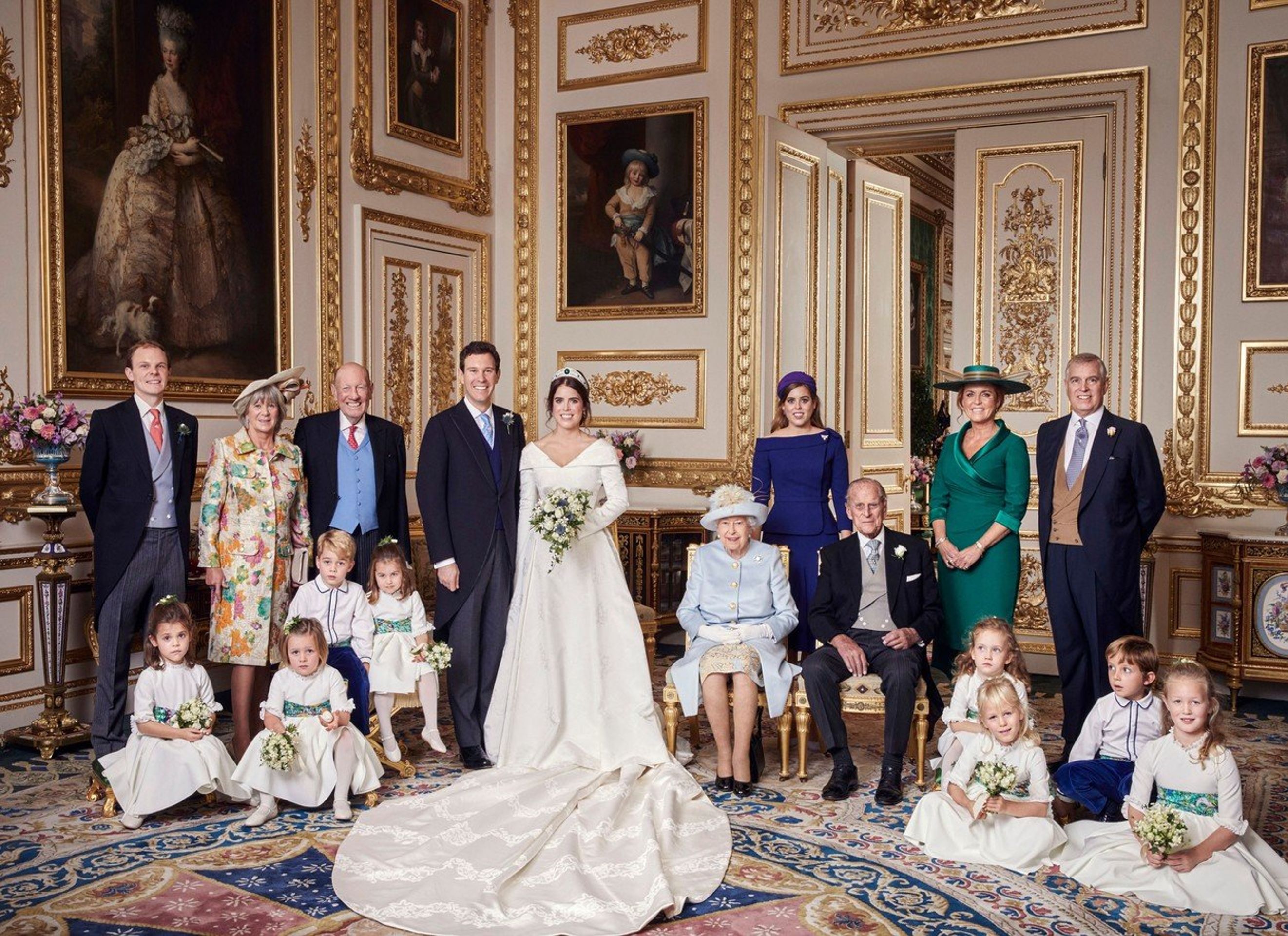 Oficiální fotografie ze svatby princezny Evženie - GALERIE: Královský palác zveřejnil oficiální fotky ze svatby princezny Evženie! (1/3)