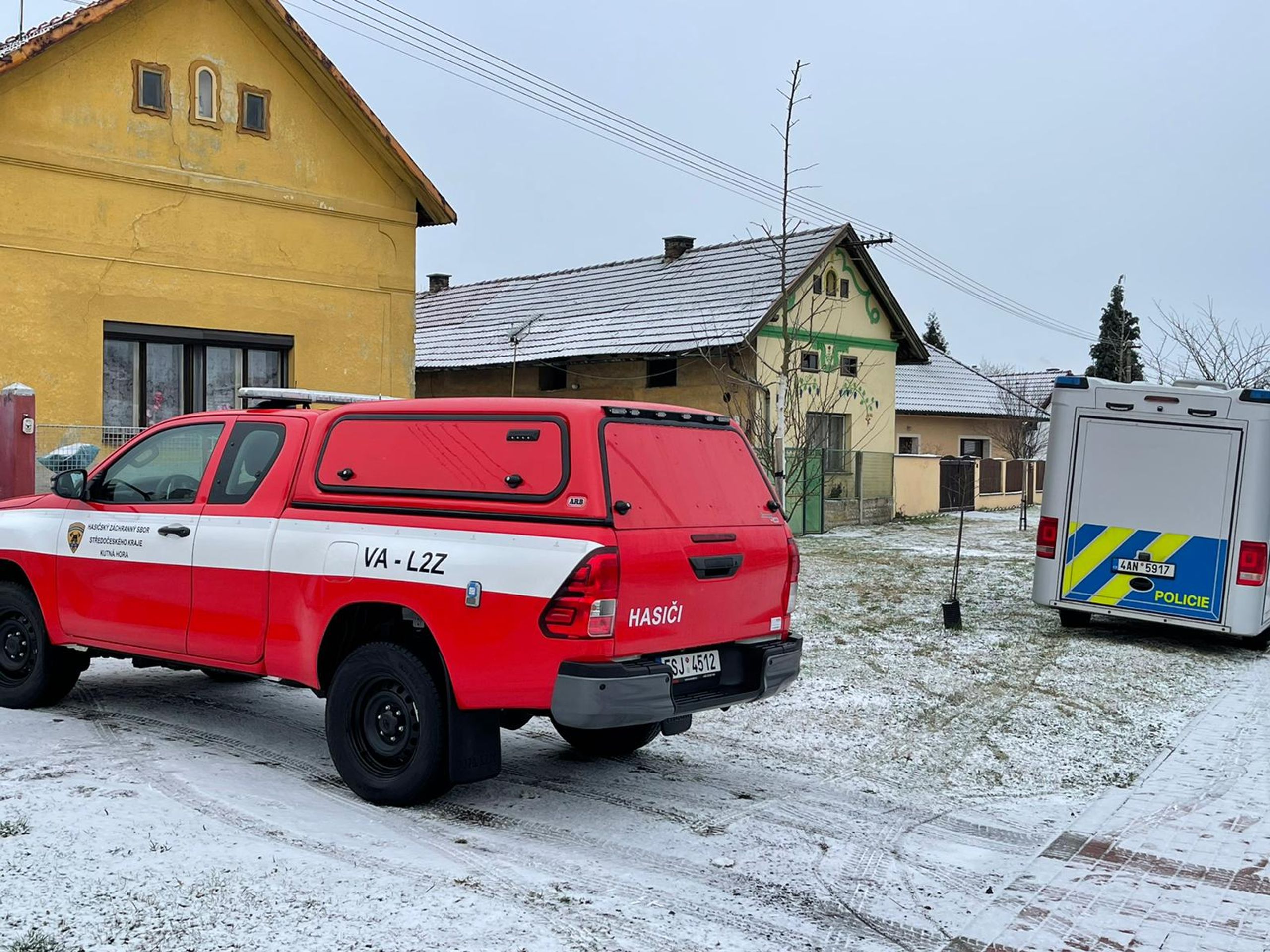 Požár domu na Nymbursku - Požár domu na Nymbursku (4/4)