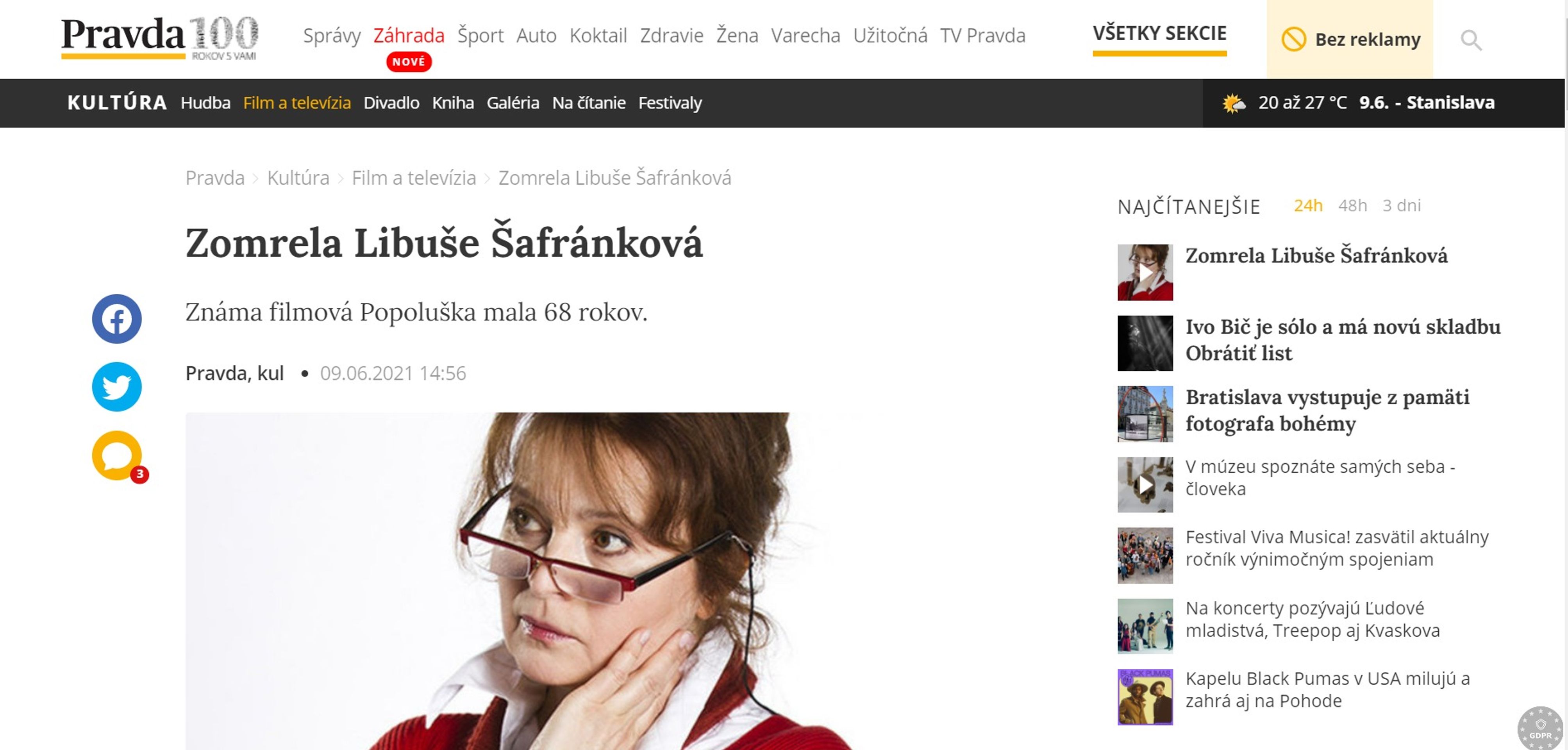 Zahraniční média o smrti Šafránkové - 10 - GALERIE: Média o Šafránkové (10/10)