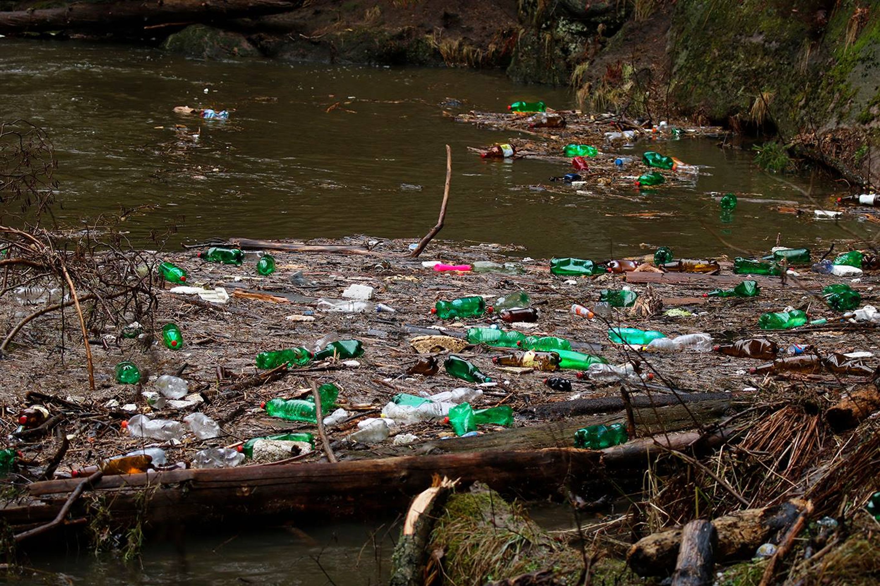 Plasty v NP České Švýcarsko - GALERIE: Záplava plastů v Národním parku České Švýcarsko (8/8)