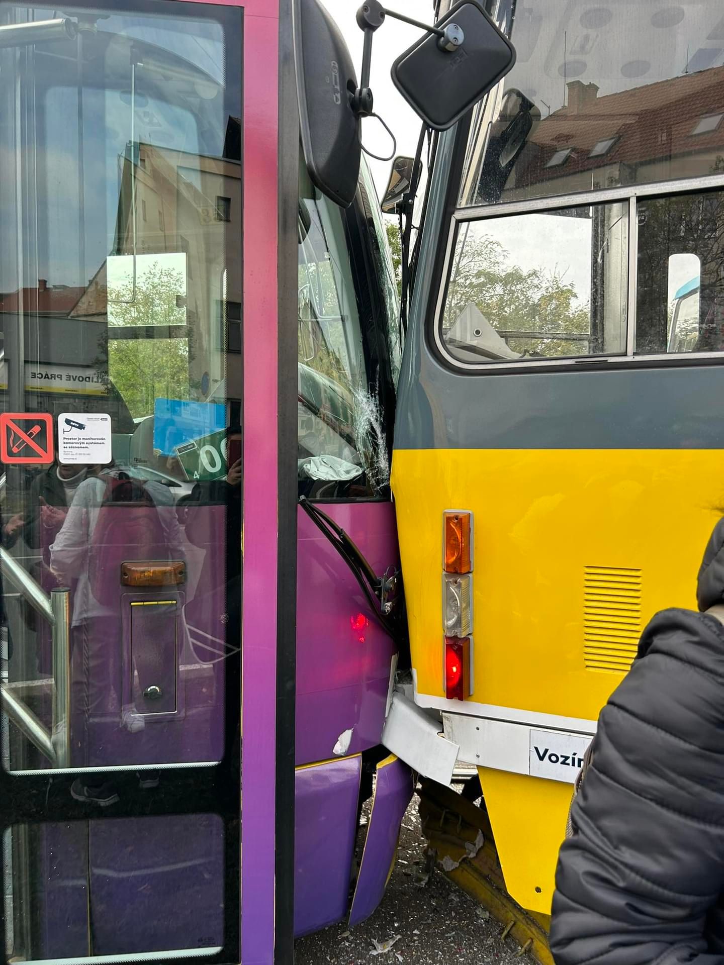 Střet dvou tramvají (6) - Střet dvou tramvají v Plzni (3/8)