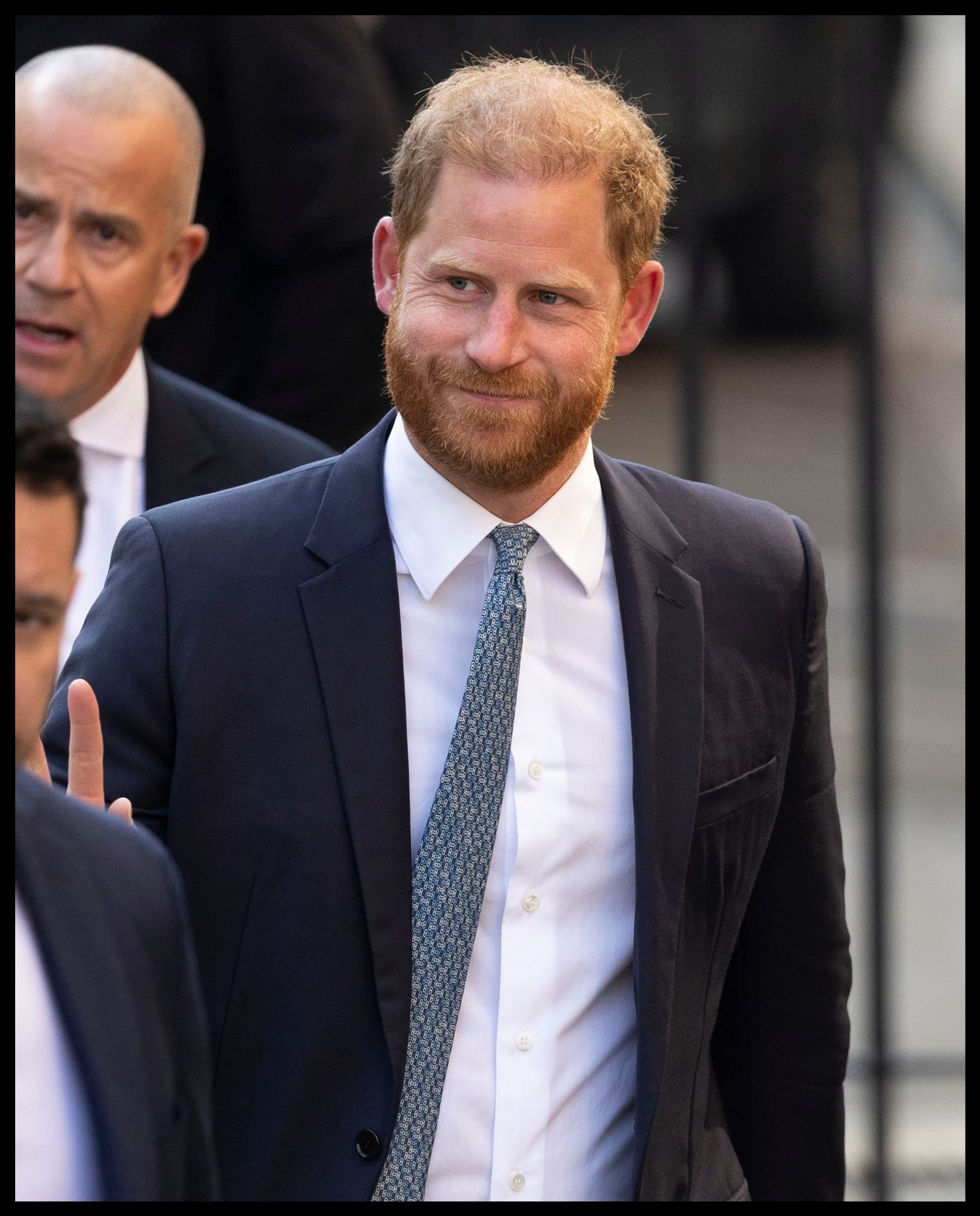 Princ Harry dorazil k soudu v Londýně, 8. 4. 2025 (4) - Princ Harry se vrátil do Británie (3/5)