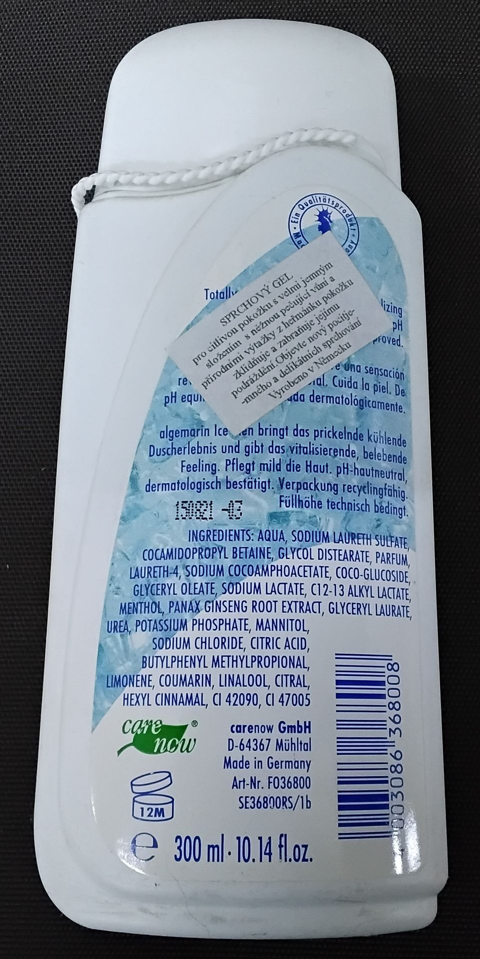 Algemarin WELLNESS Ice Men (2) - Závadná kosmetika (2/38)