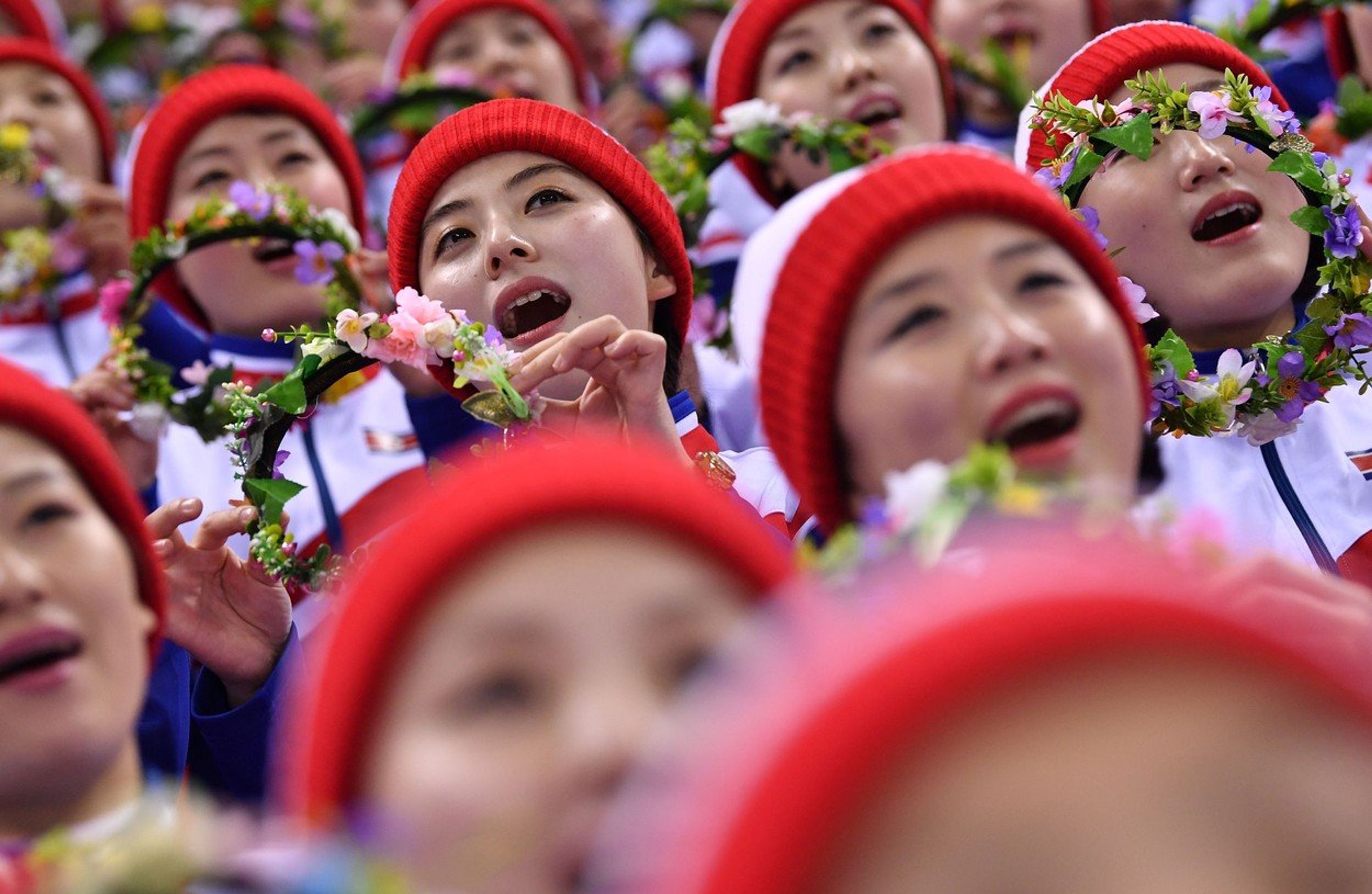fanynky ze Severní Koreje - Galerie: Fanynky ze Severní Koreje (1/6)
