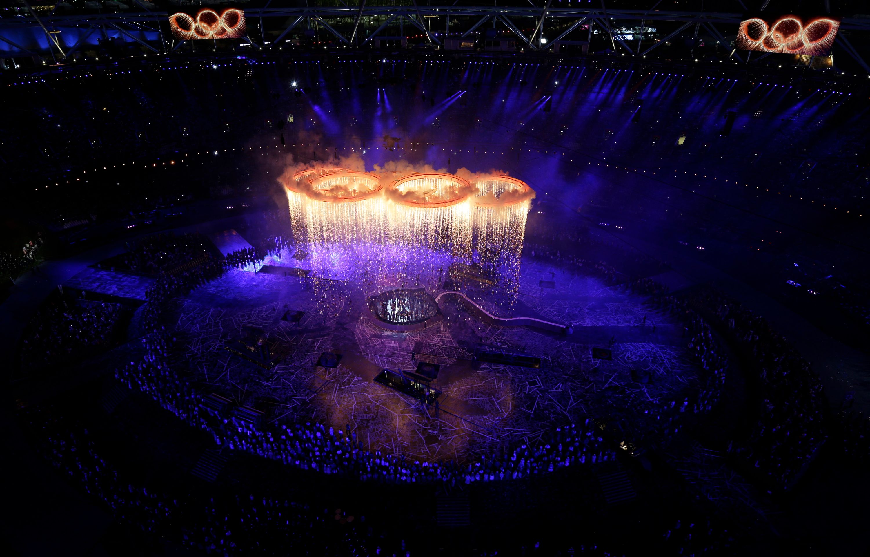 Olympiáda v Londýně 2012 - zahájení - Slavnostní zahájení olympijských her (41/42)