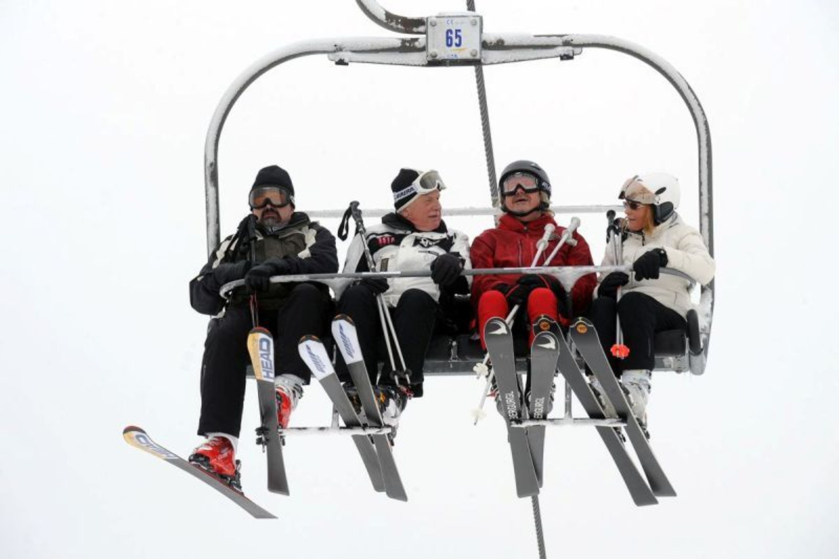 Exprezident Klaus lyžuje na Monínci - 12 - GALERIE: Klaus lyžuje na Monínci v roce 2014 (18/29)
