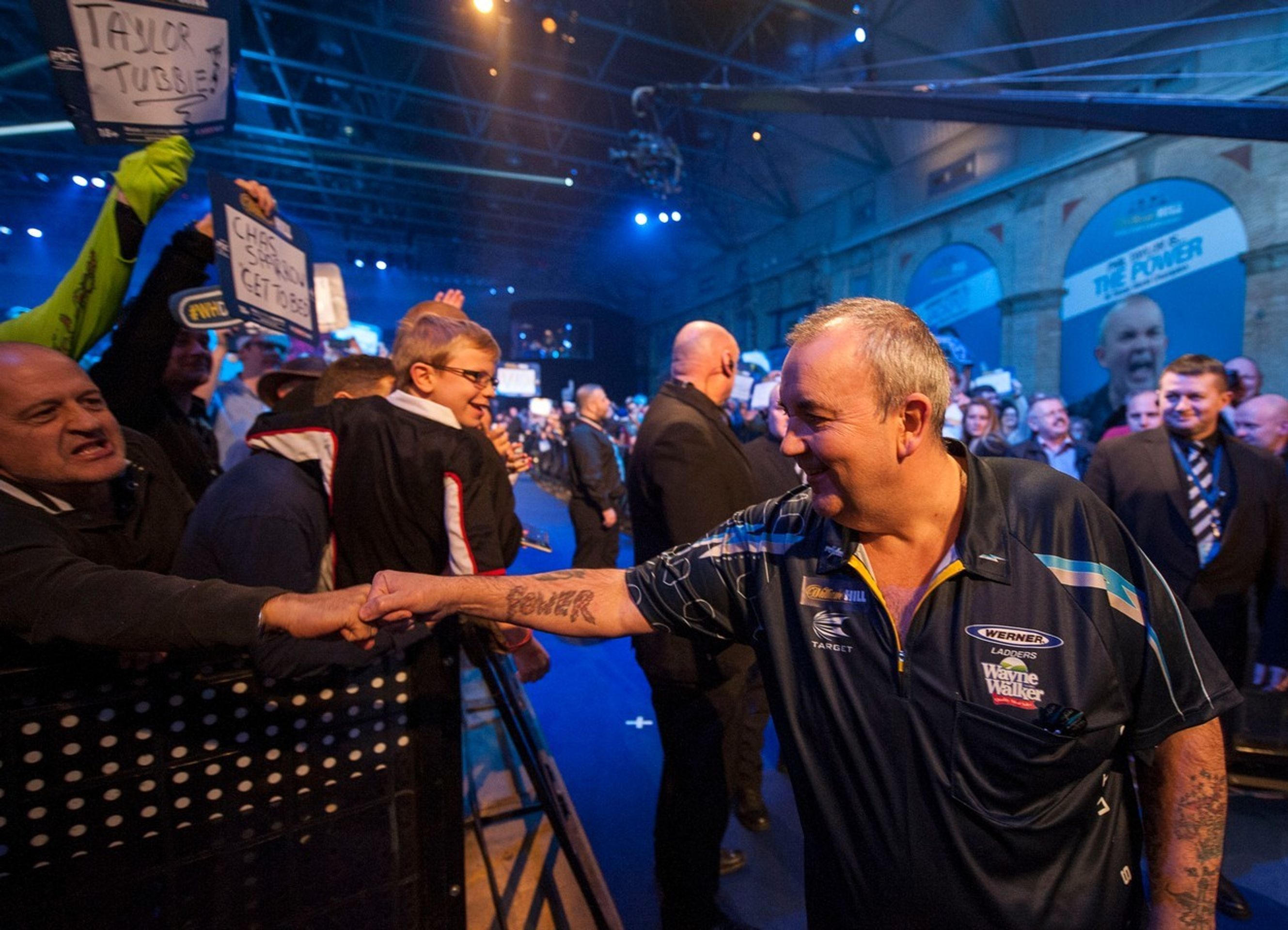 Mnohonásobný šampion Phil Taylor na mistrovství světa v šipkách - GALERIE: Mistrovství světa v šipkách (2/10)