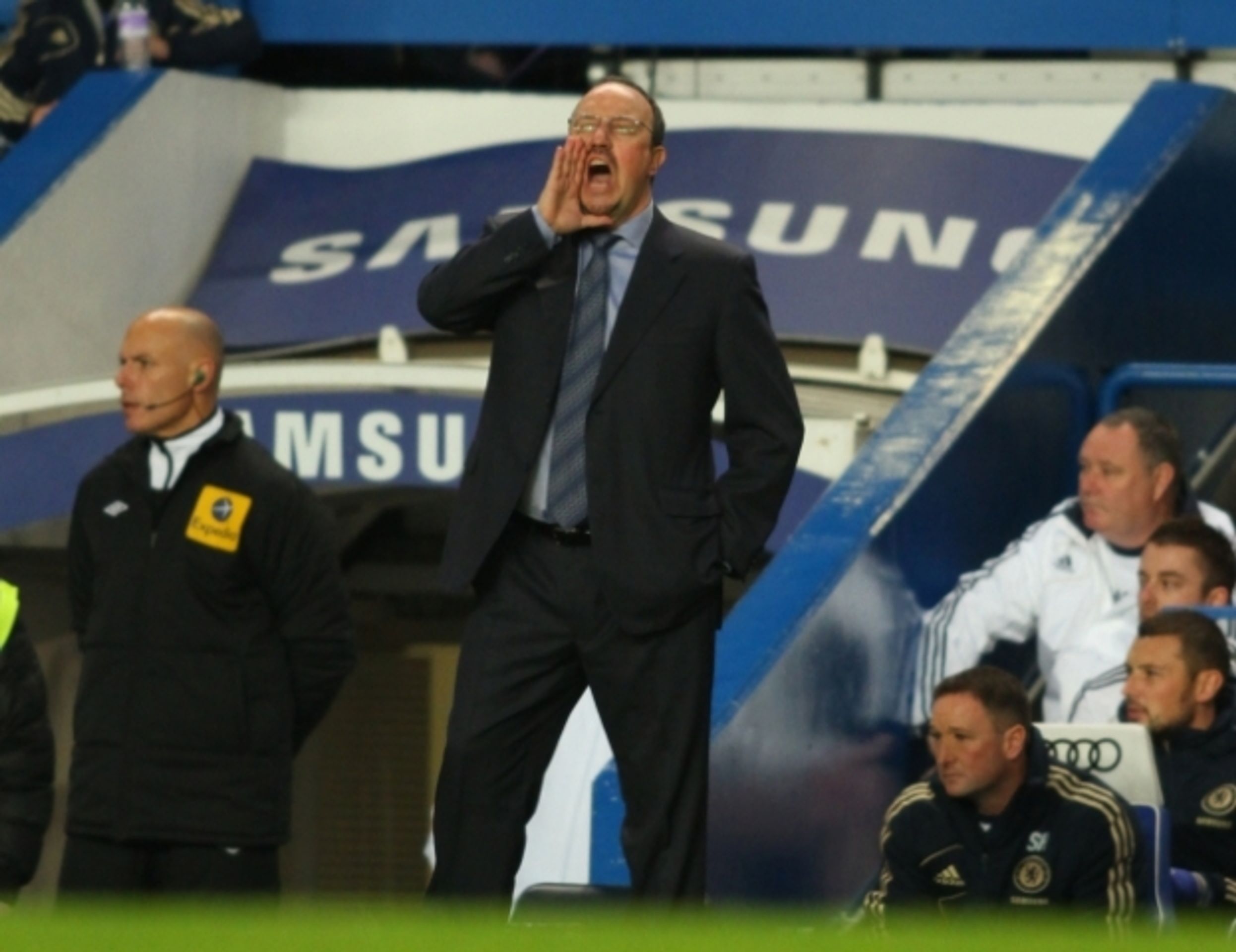 Benítez v Chelsea a protestující fanoušci - 3 - GALERIE: Benítez v Chelsea a protestující fanušci (5/10)