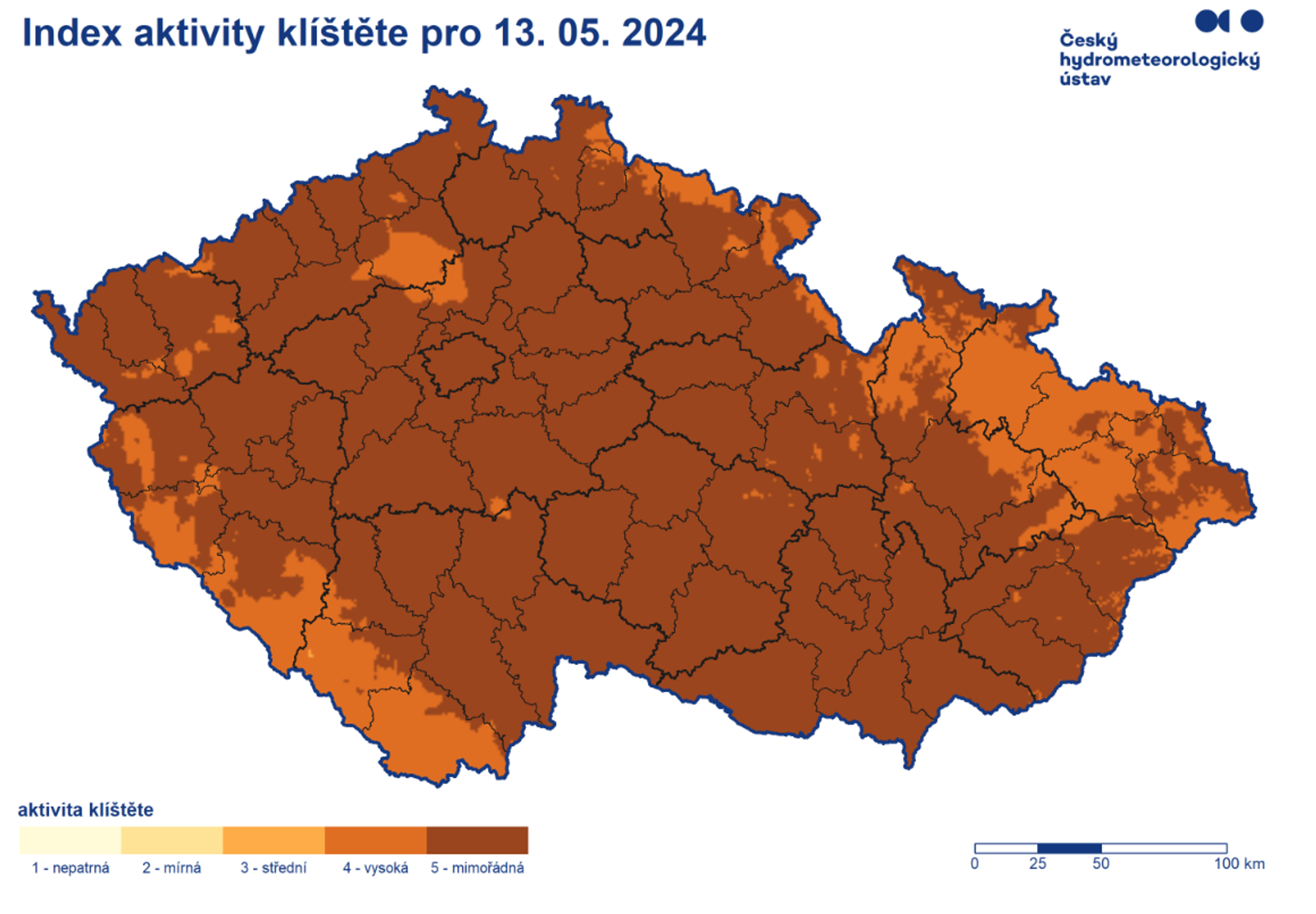 Index aktivity klíšťat - Index aktivity klíštěte (3/3)