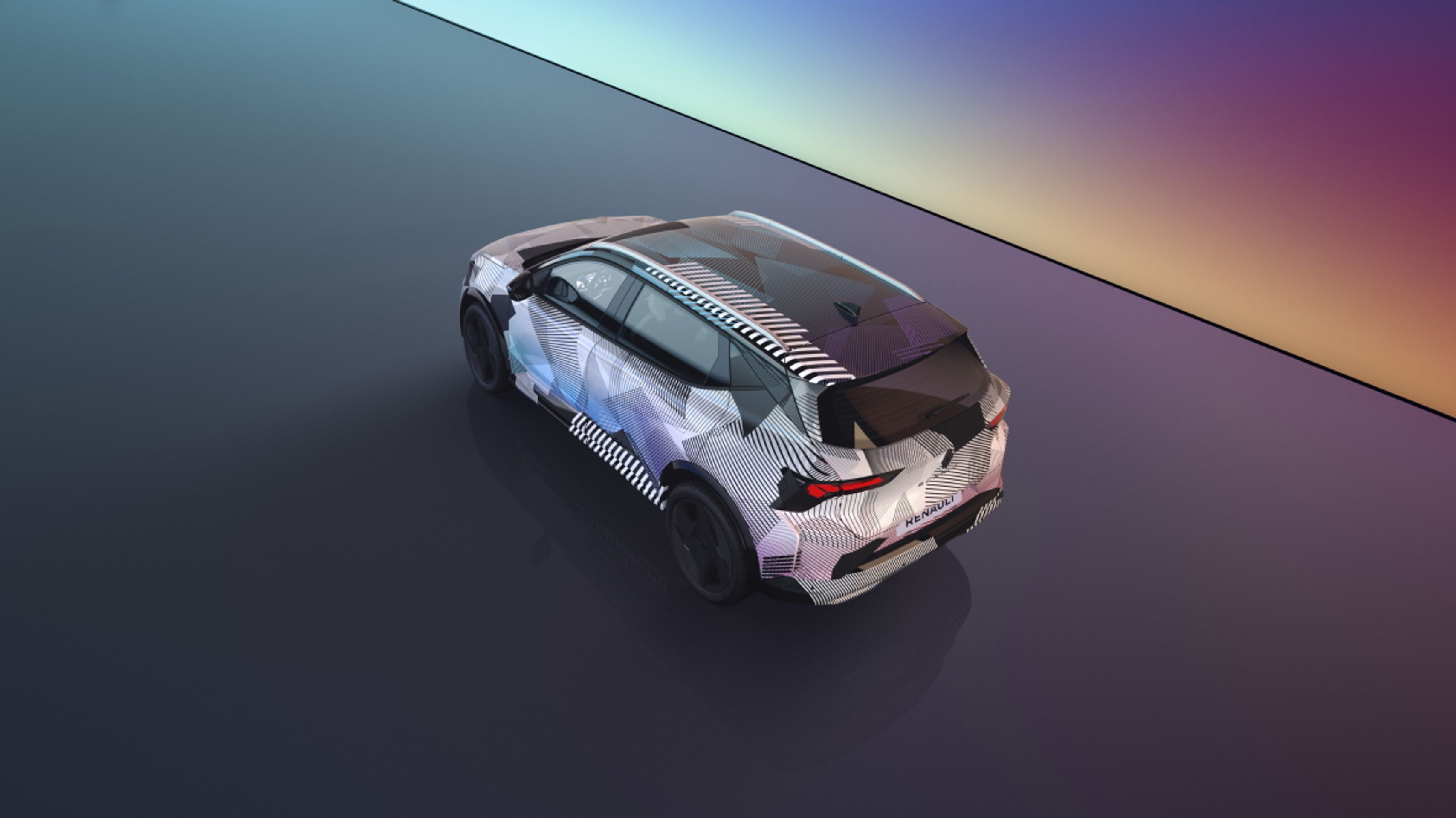 Scénic E-Tech Electric - Nový Renault  Scénic E-Tech Electric s minimálním maskováním (5/8)