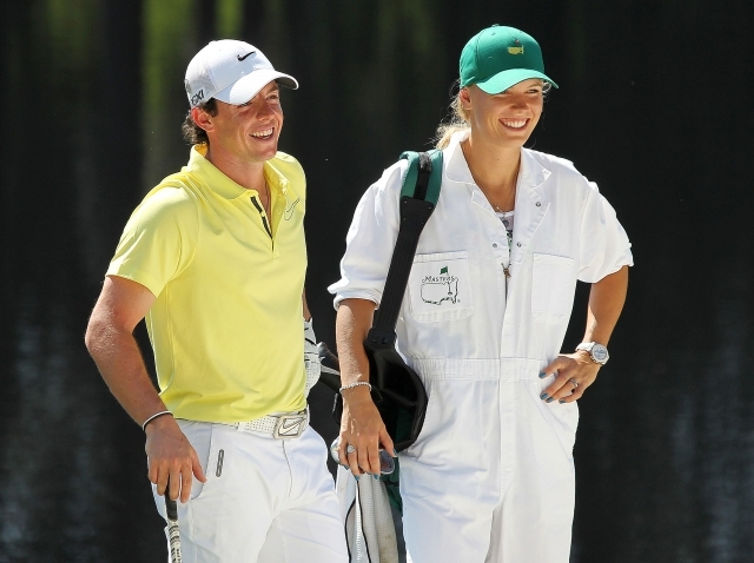 Caroline Wozniacká a Rory McIlroy - 7 - GALERIE: Caroline Wozniacká a Rory McIlroy na Masters (8/12)