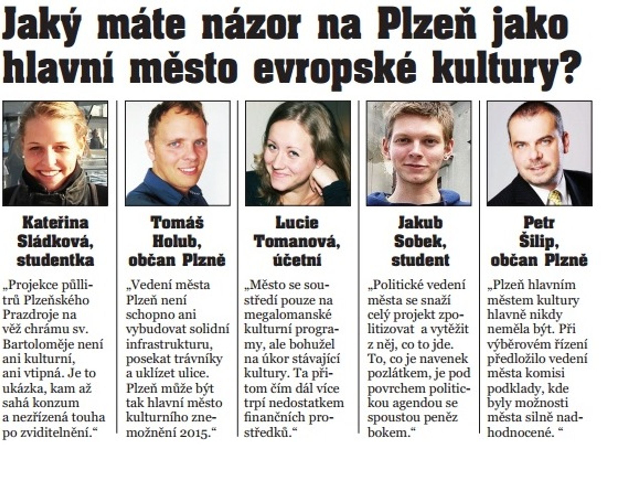 Plzeň bez cenzury - GALERIE: Bártův časopis podváděl v anketě. Fotky respondentů ukradli z amerických webů (1/6)
