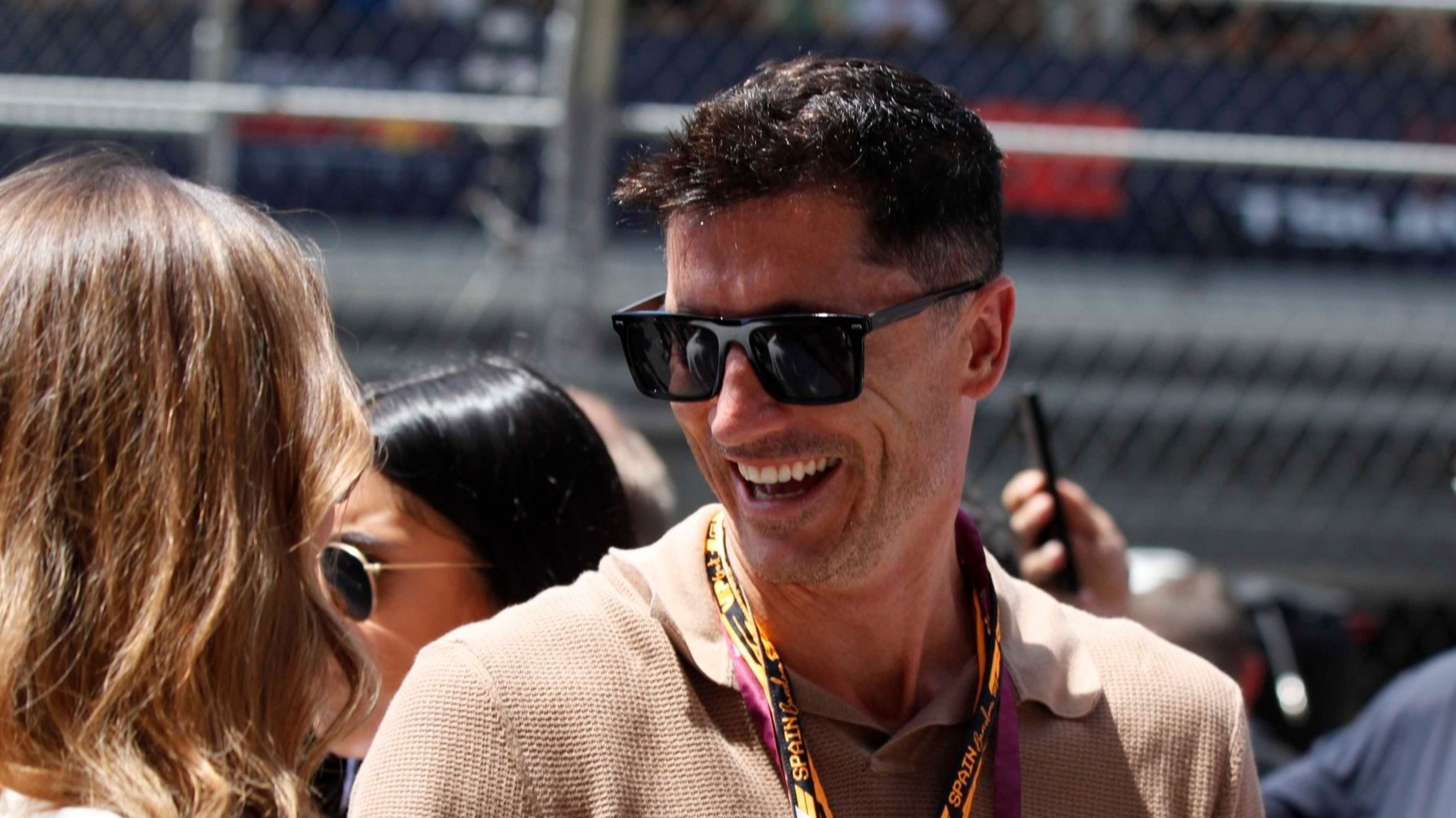 Robert Lewandowski (cropped) - Celebrity na F1 v Barceloně (3/10)