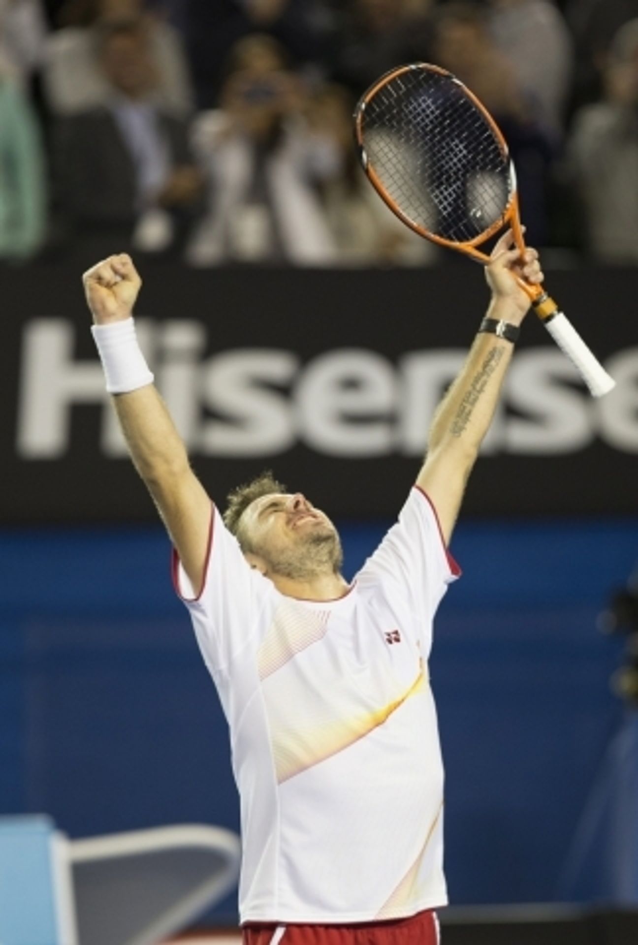 Stanislas Wawrinka porazil na Australian Open Novaka Djokoviče - 4 - GALERIE: Stanislas Wawrinka porazil na Australian Open Novaka Djokoviče (8/13)