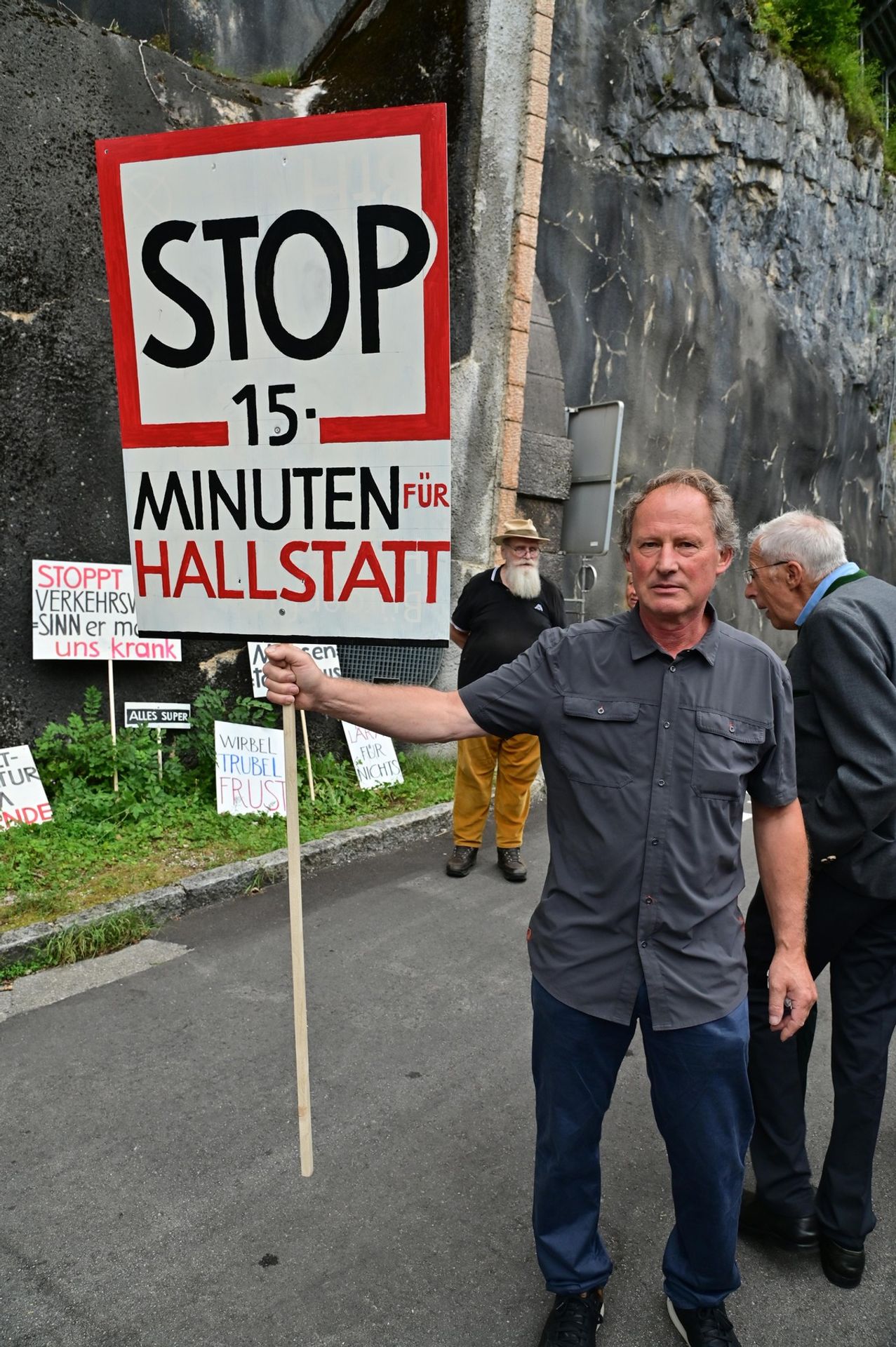 Demonstrace v Hallstattu, 27. 8. 2023 (3) - Demonstrace v Hallstattu (2/3)