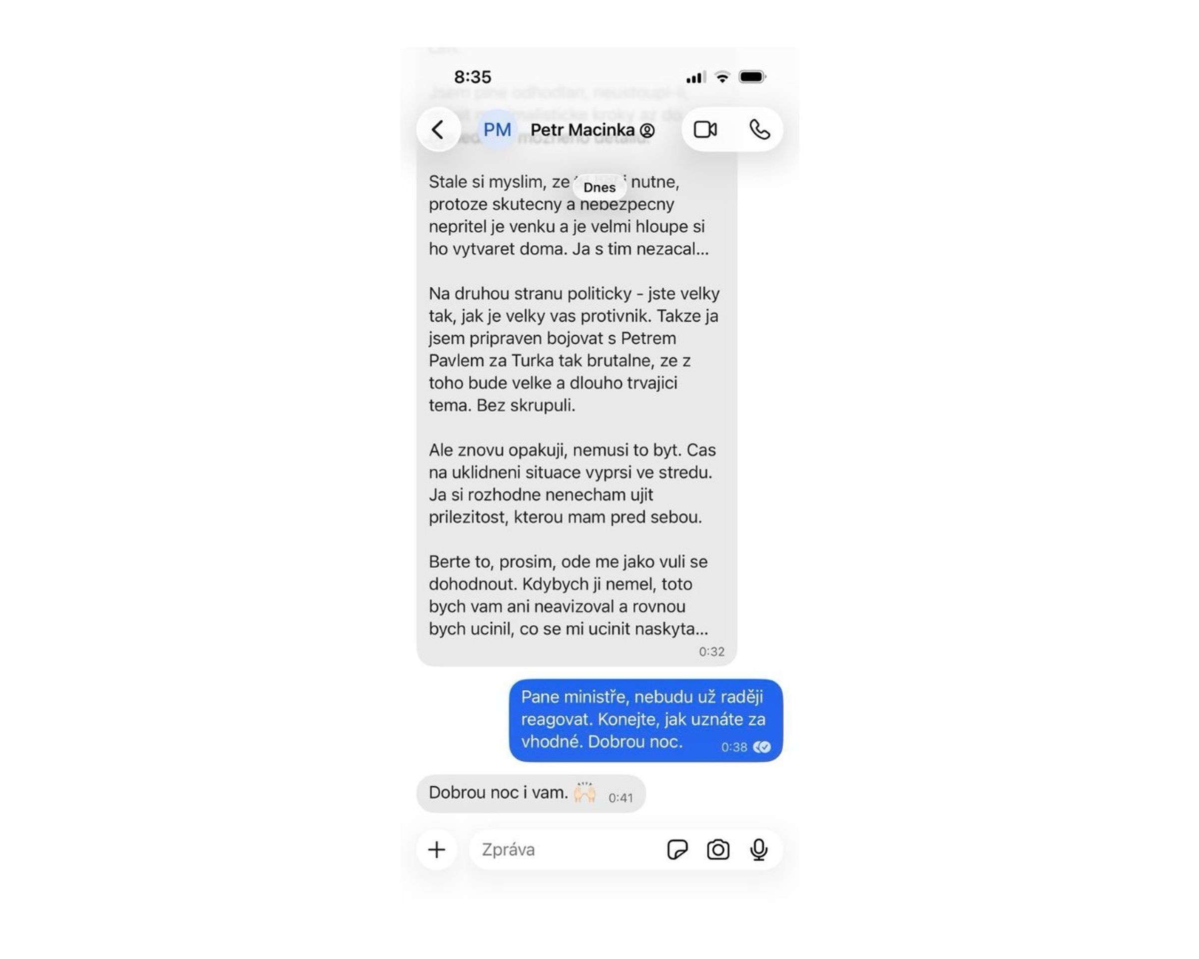 SMS zprávy od Petra Macinky - SMS zprávy od Petra Macinky (3/3)