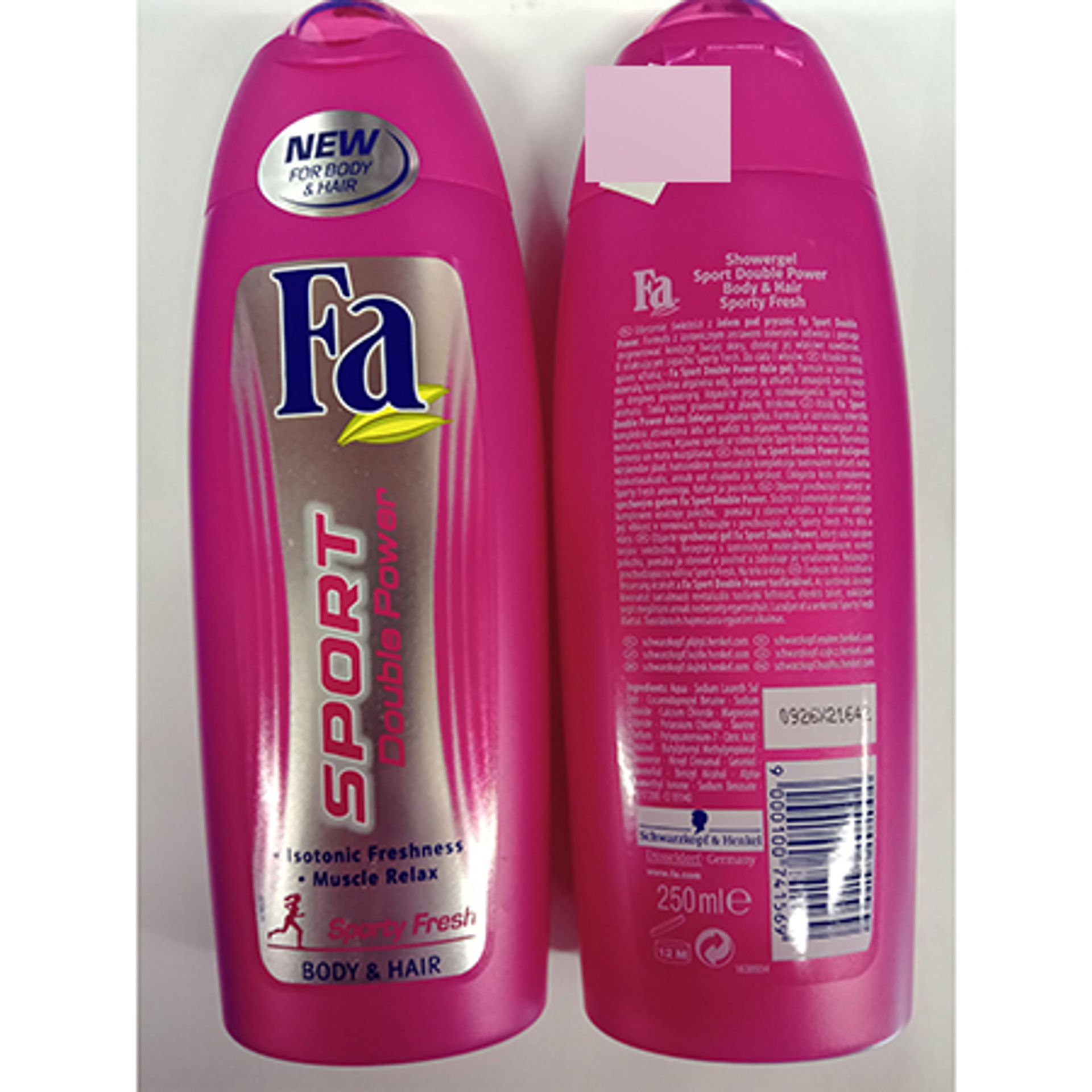 Sprchový gel Fa SPORT Double Power  (2) - Zdraví závadná kosmetika (30/37)