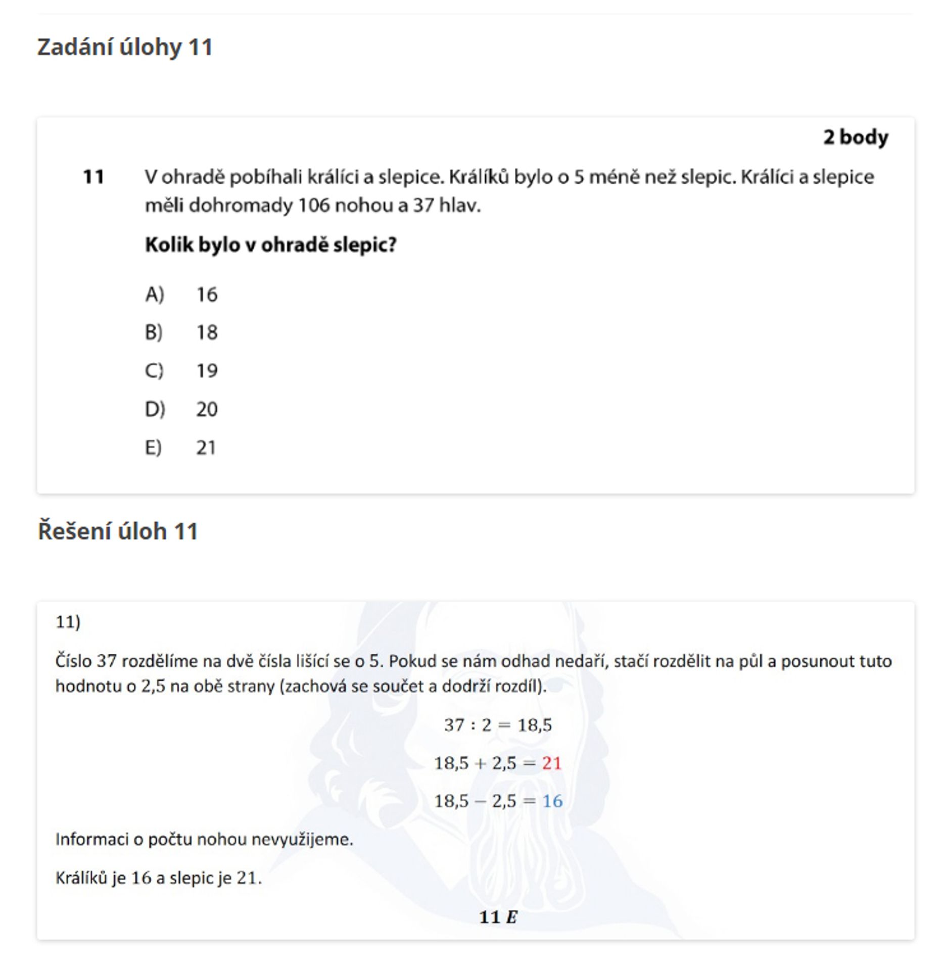 Přijímací Zkoušky Na Osmiletá Gymnázia Z Matematiky | Galerie ...