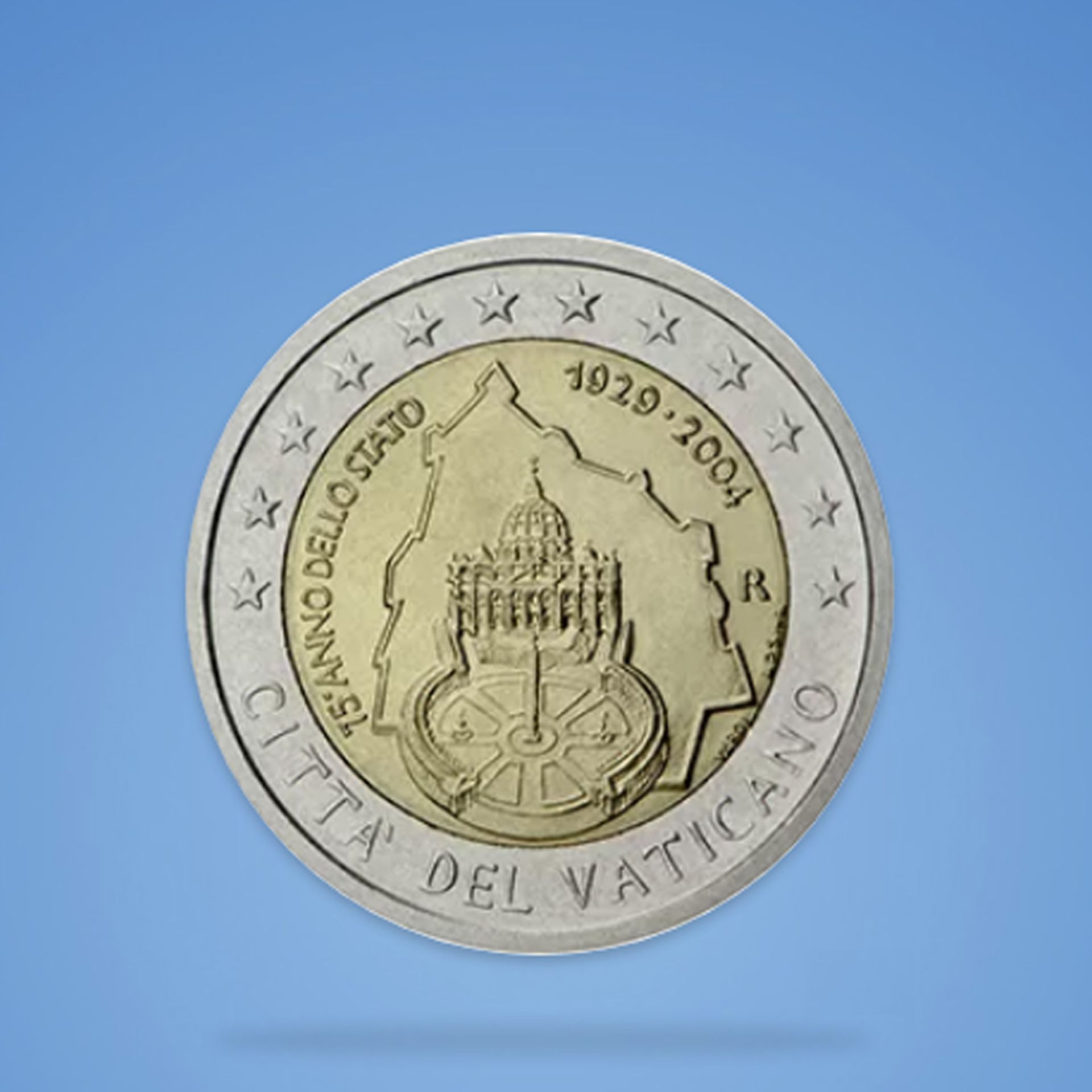 2 € Vatikán – mince z roku 2004 - Hodnotné 2€ mince (6/12)