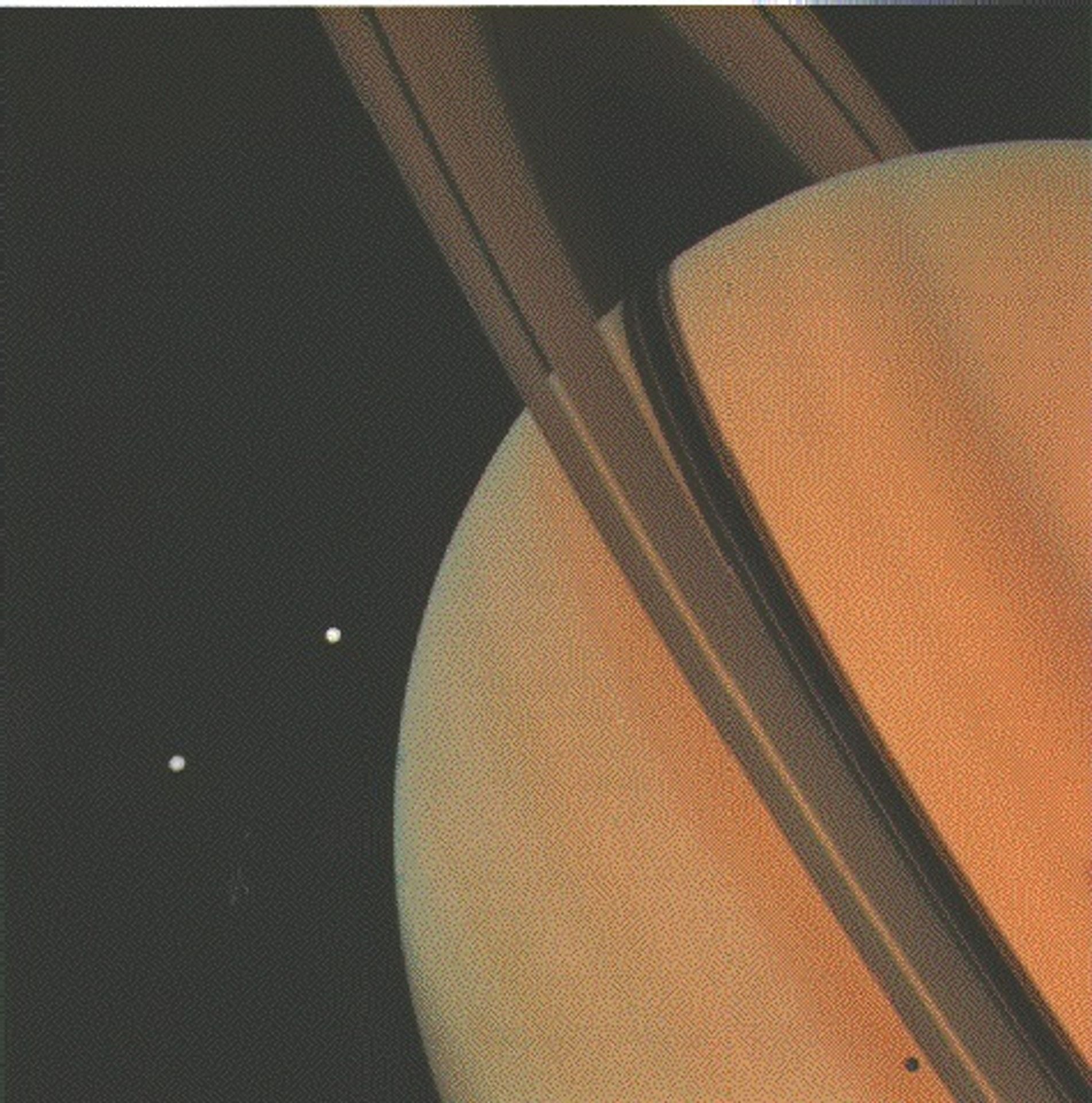 Saturn - 1 - GALERIE: Co nafotila sonda Voyager 1 - SATURN (6/6)