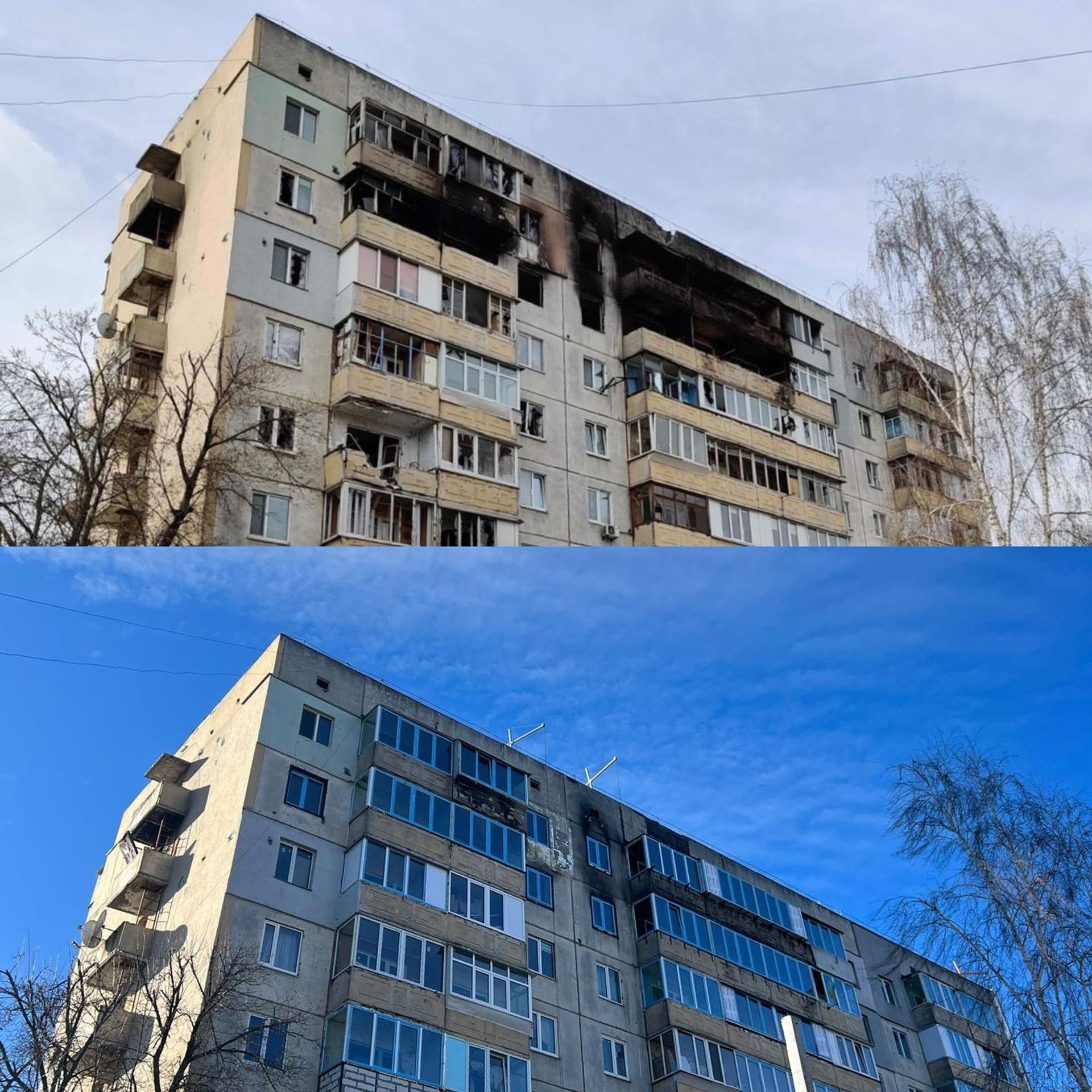 Rekonstrukce Buči budova - Rekonstrukce budov na Ukrajině (1/7)