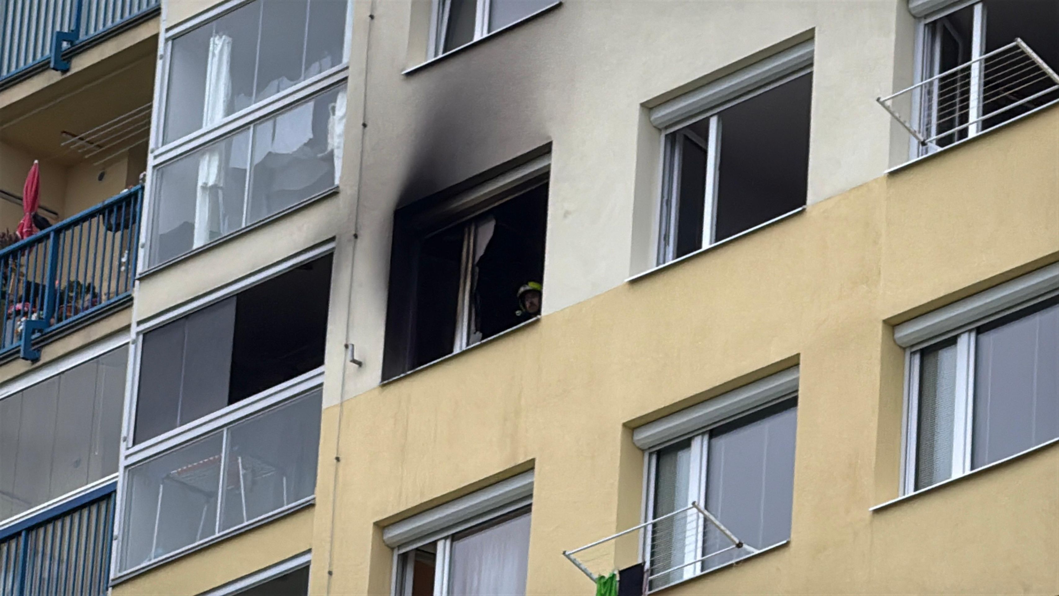Zásah u požáru na Chodově - Tragické požáry v Praze (5/7)
