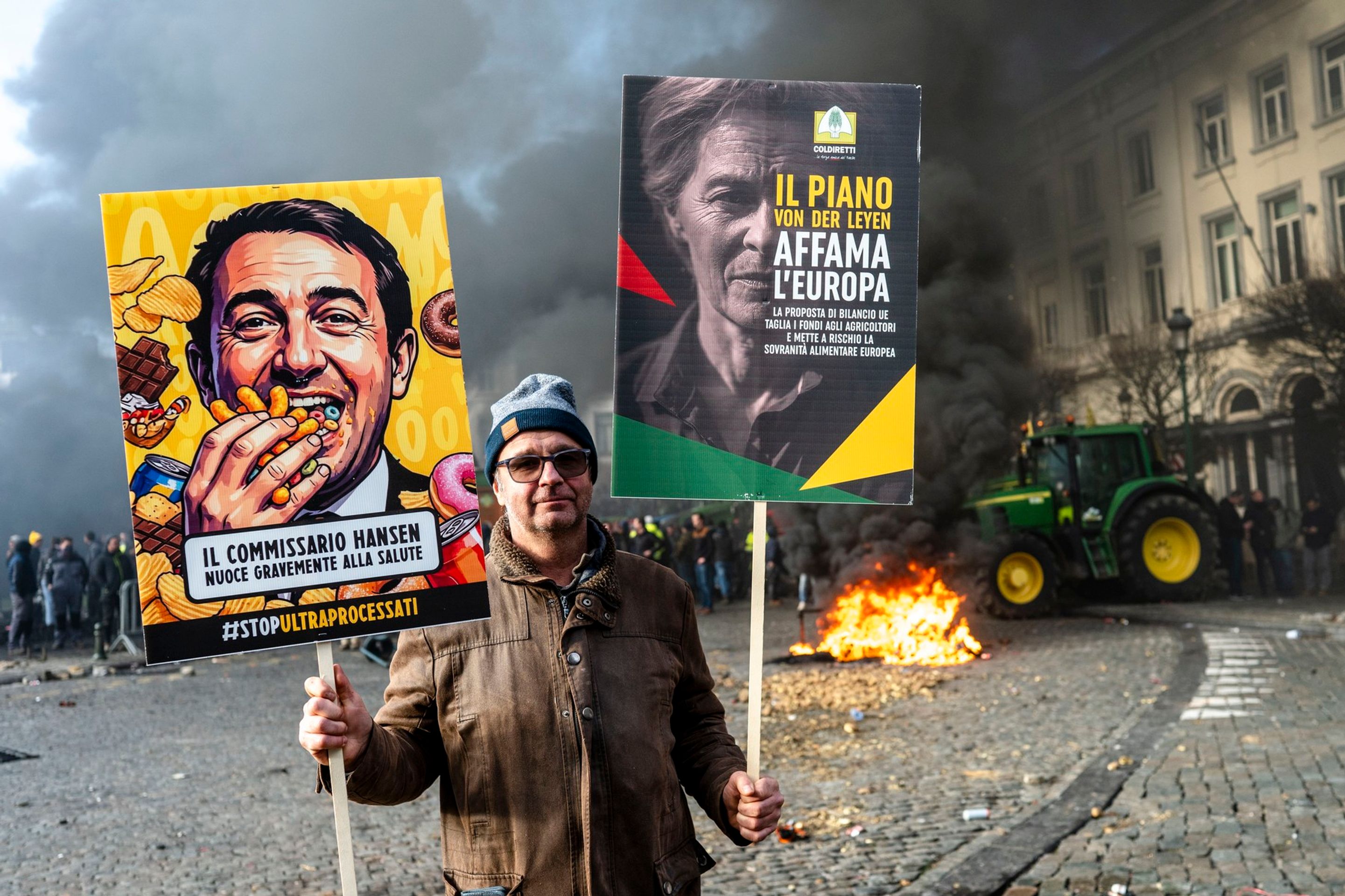 Protesty zemědělců v Bruselu - Protesty zemědělců v Bruselu (4/15)