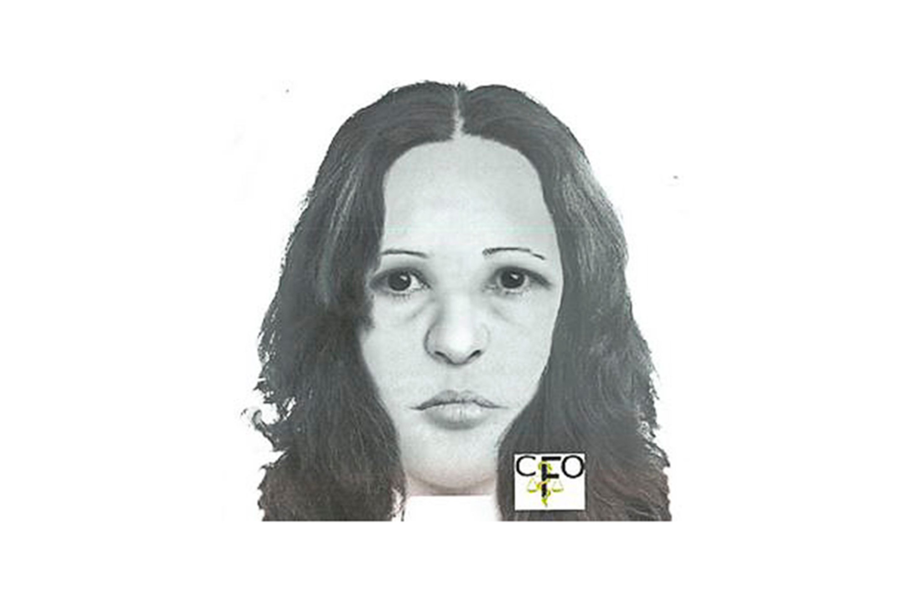 Žena nalezená v řece Scheldt, 20. dubna 2002, Belgie, rekonstrukce vzhledu (1) - Policie hledá identitu 22 zavražděných žen (85/120)