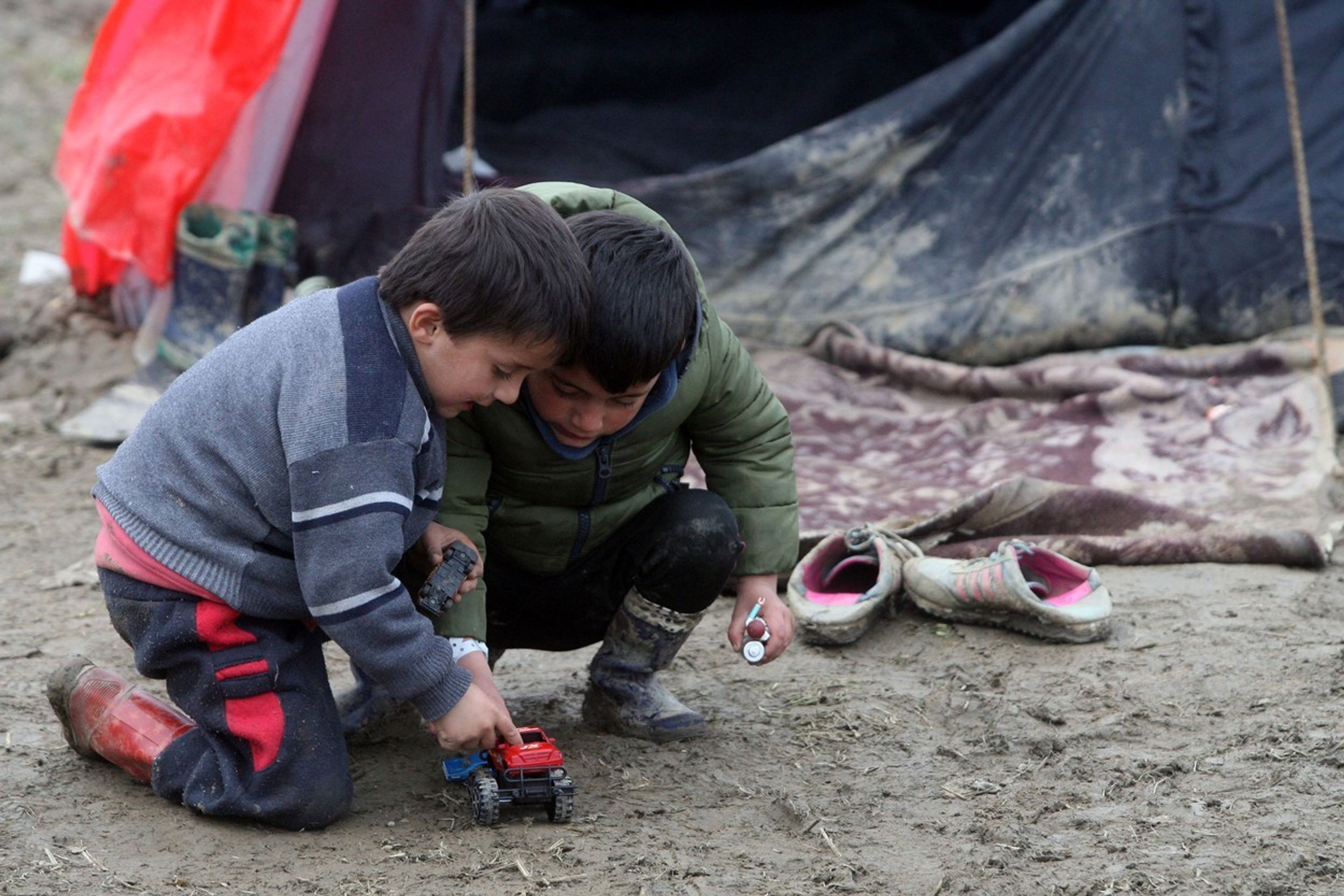 Uprchlický tábor v Idomeni - 15 - GALERIE: Kritická situace v uprchlickém táboře Idomeni (14/28)