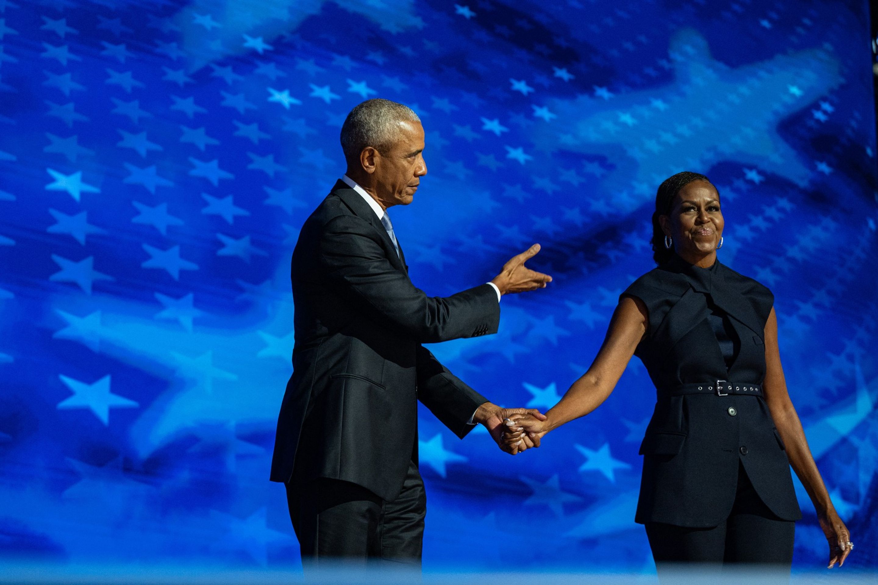 Michelle Obamová a Barack Obama, 21. 8. 2024 (2) - Michelle a Barack Obamovi (6/7)