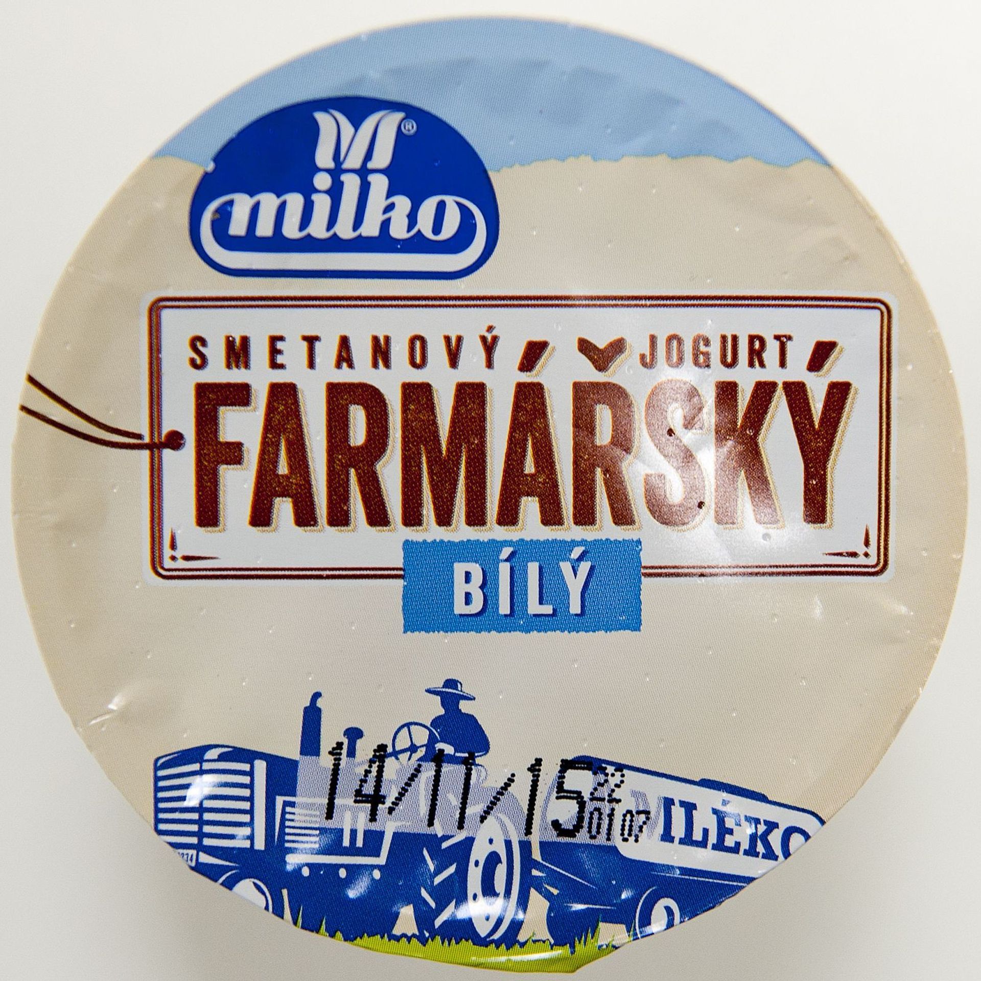 Bílý jogurt - Milko Farmářský smetanový jogurt - GALERIE: Testované bílé jogurty (13/30)