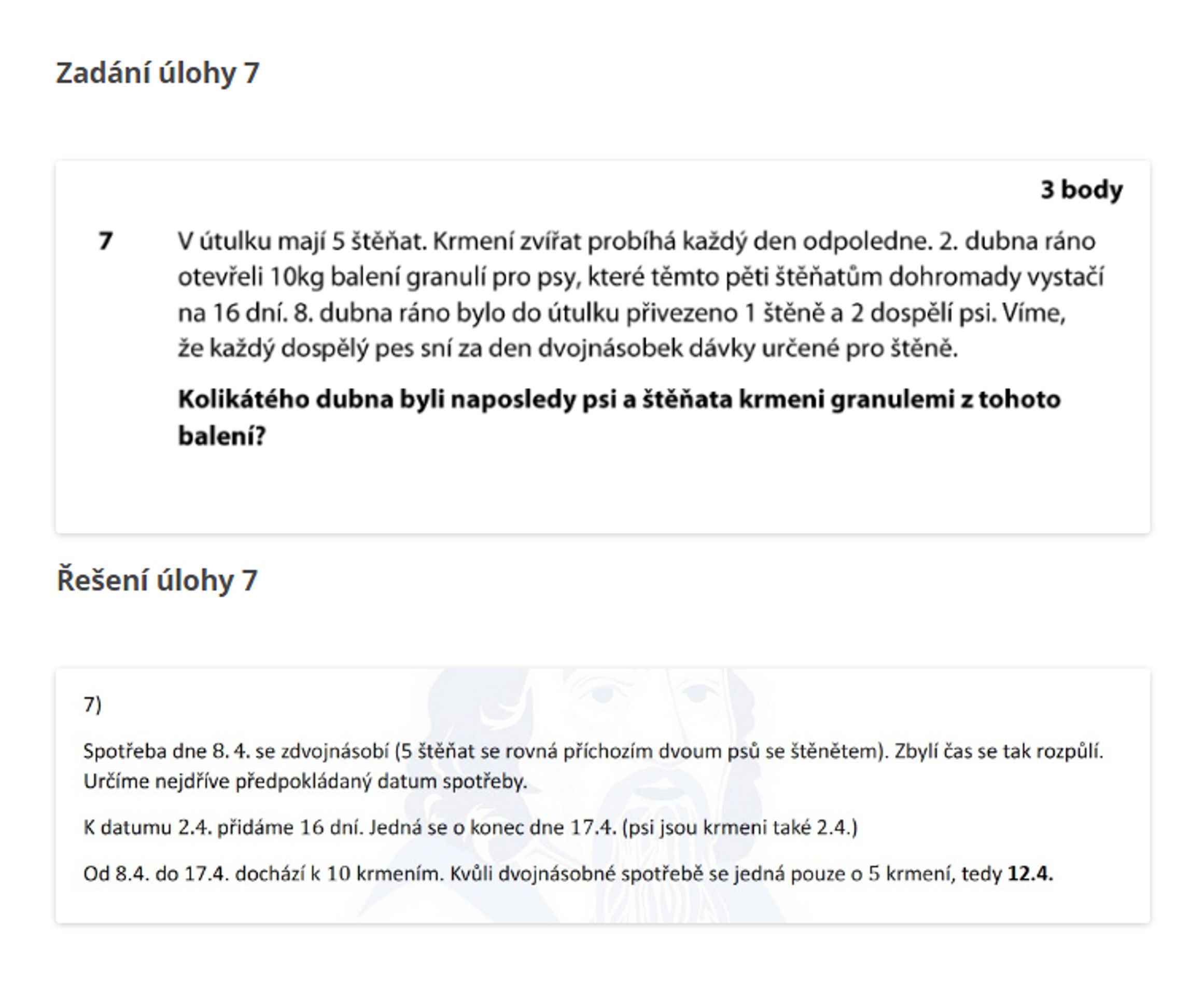 6Úloha7 - Přijímací zkoušky z matematiky s řešením (8/32)