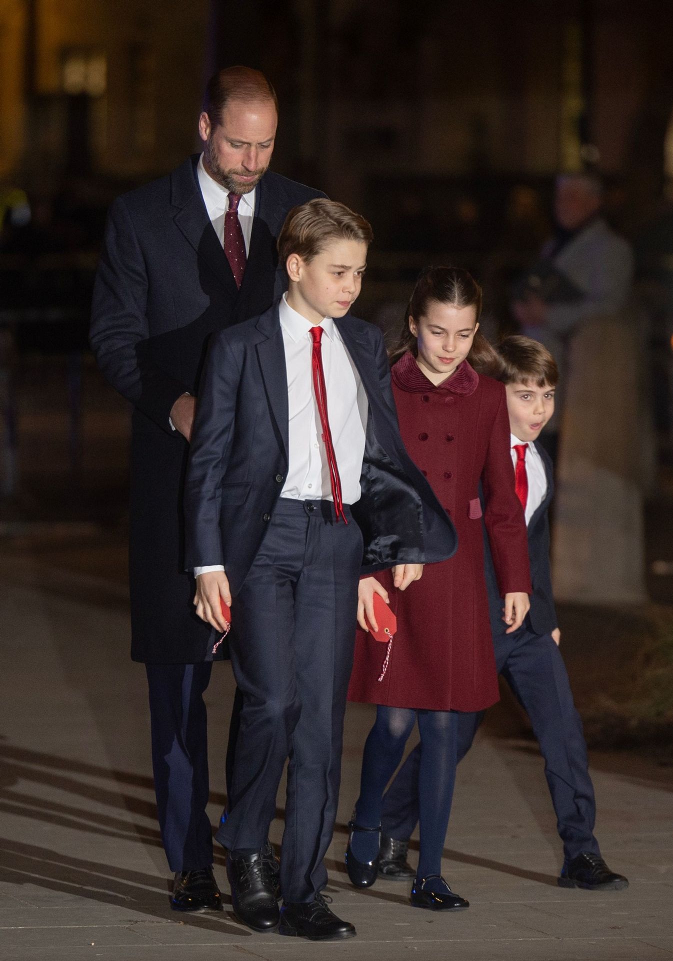 Princ William s dětmi - Princ George na vánočním koncertu (6/7)