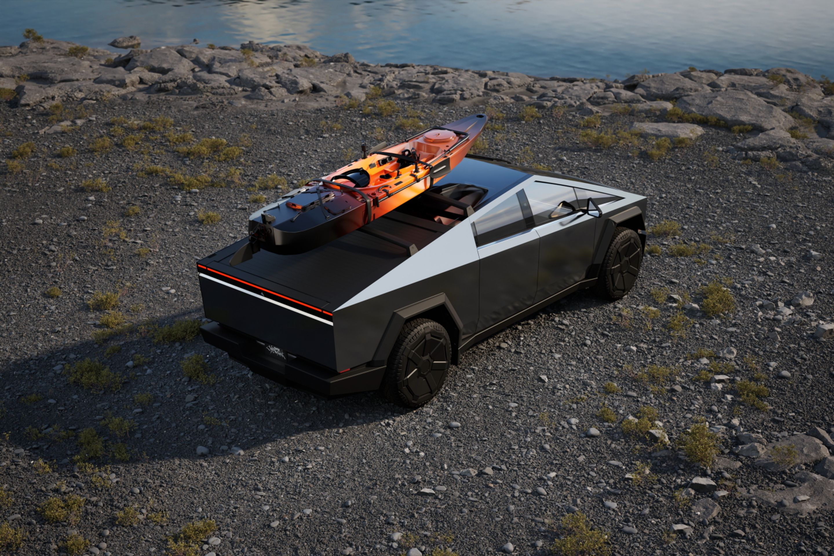 Tesla Cybertruck - Futuristický Cybertruck od Tesly (3/16)
