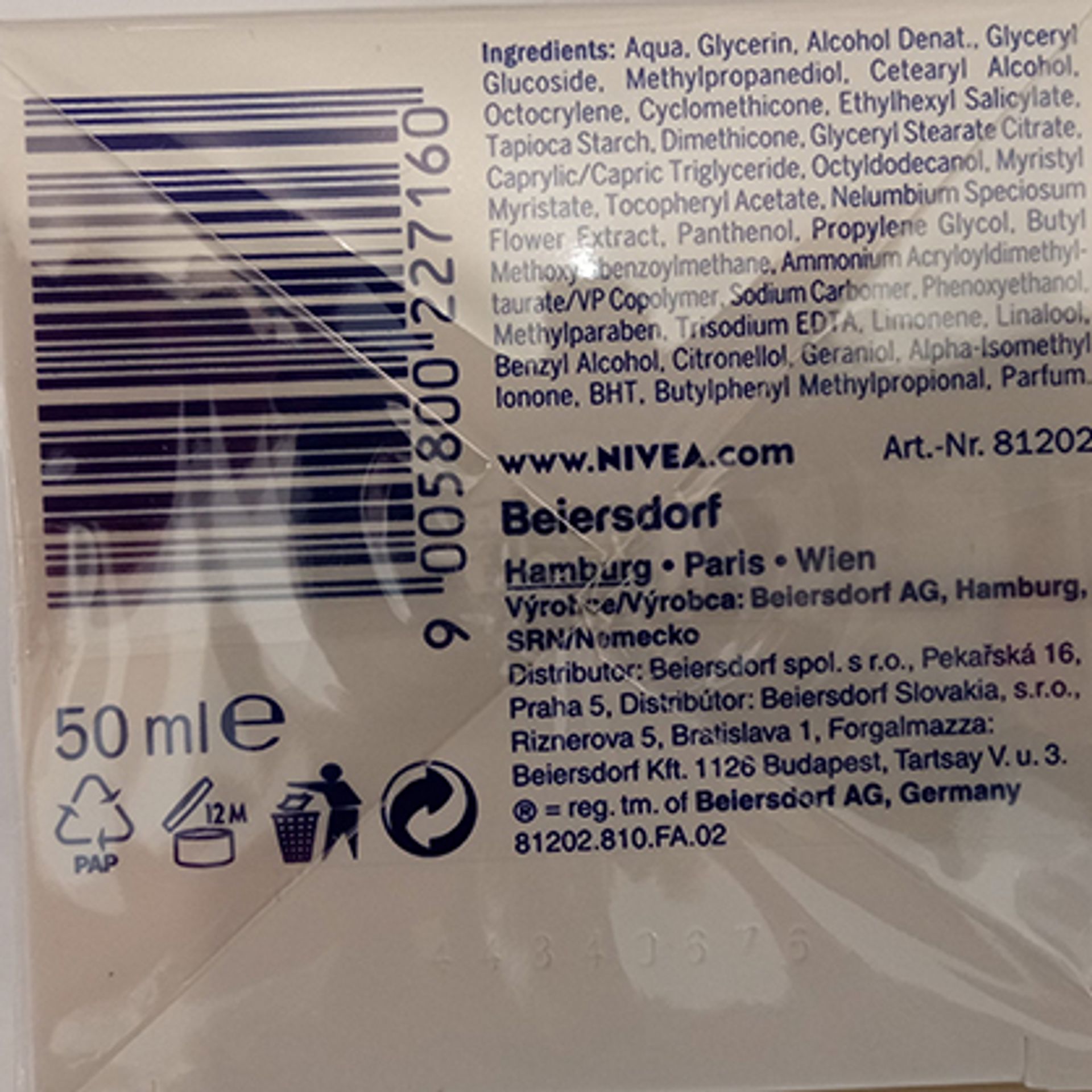 NIVEA Hydratační denní krém pro normální až smíšenou pleť (2) - Závadná kosmetika (10/25)