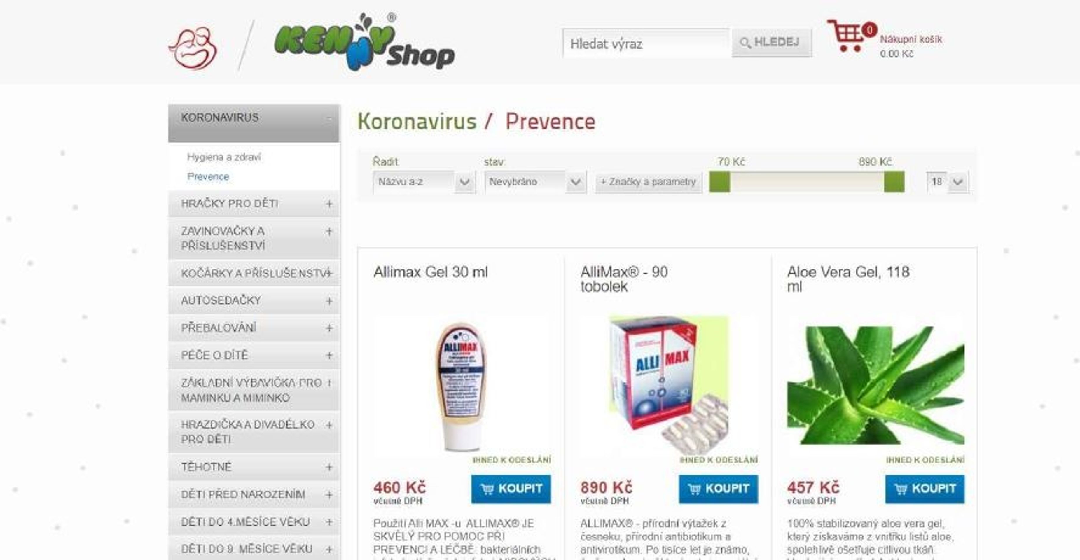 Zneužívání virové epidemie některými prodejci doplňků stravy na internetu - 7 - GALERIE: Zneužívání virové epidemie některými prodejci doplňků stravy na internetu (7/10)