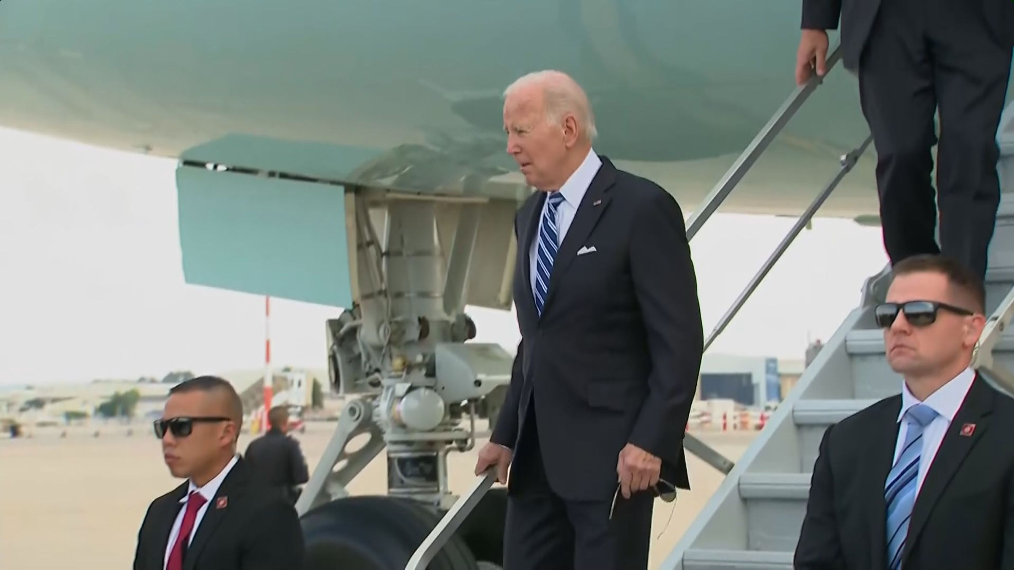 Joe Biden přiletěl do Izraele - Joe Biden přiletěl do Izraele (1/4)