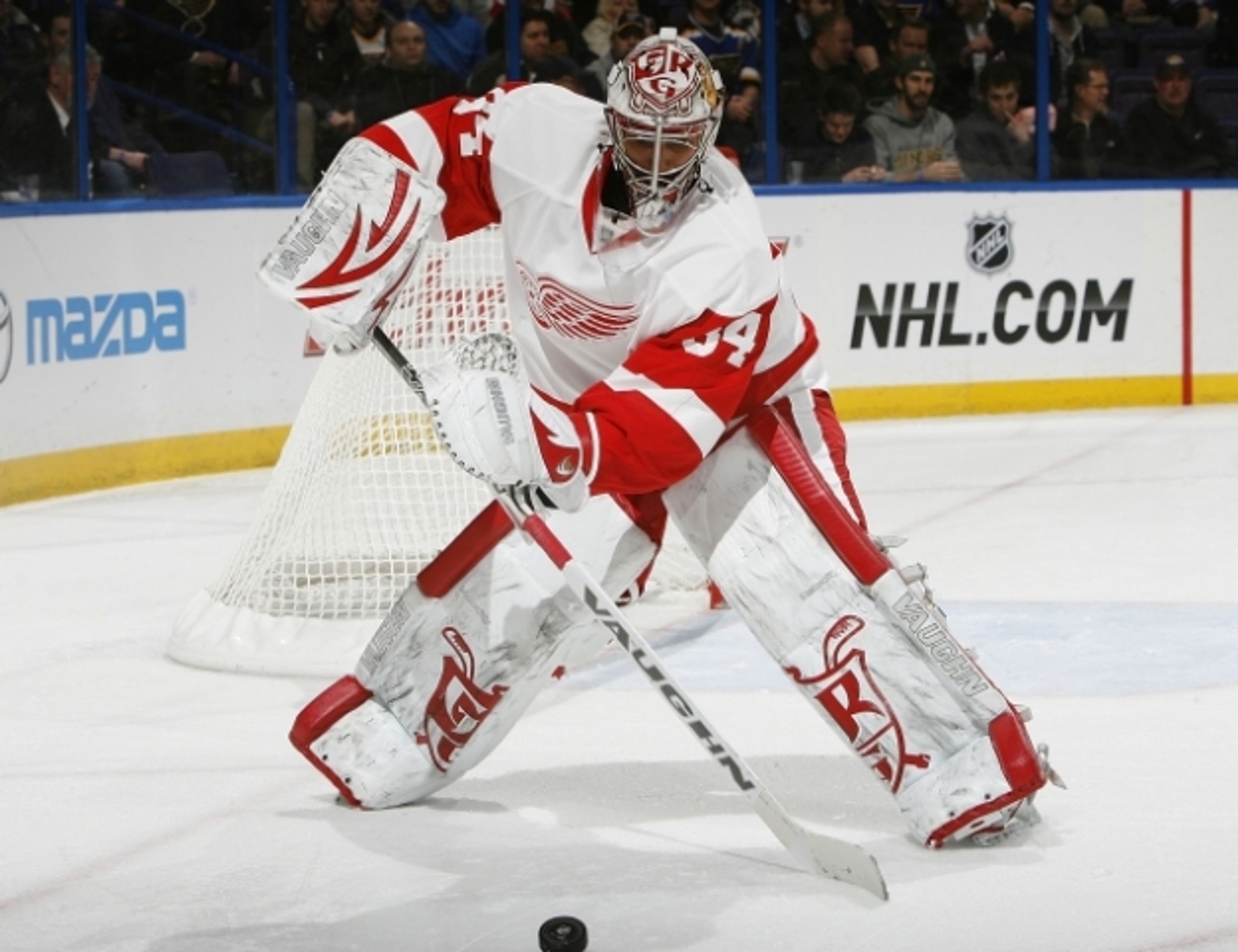 Petr Mrázek, nová opora Detroitu - 8 - GALERIE: Petr Mrázek - nová česká superstar v NHL? (1/12)