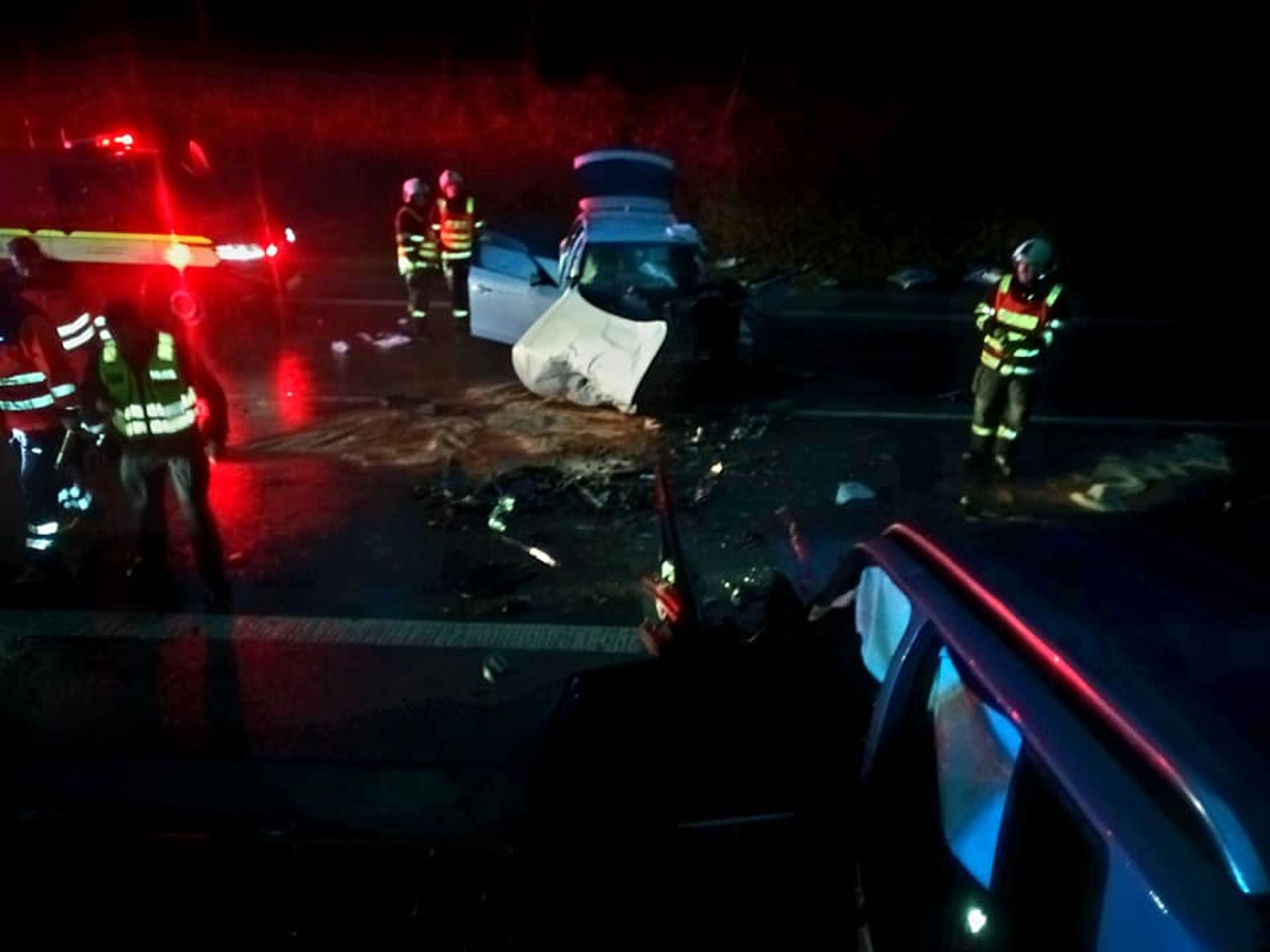 Tragická nehoda u Boršova nad Vltavou - Tragická nehoda u Boršova nad Vltavou (1/4)