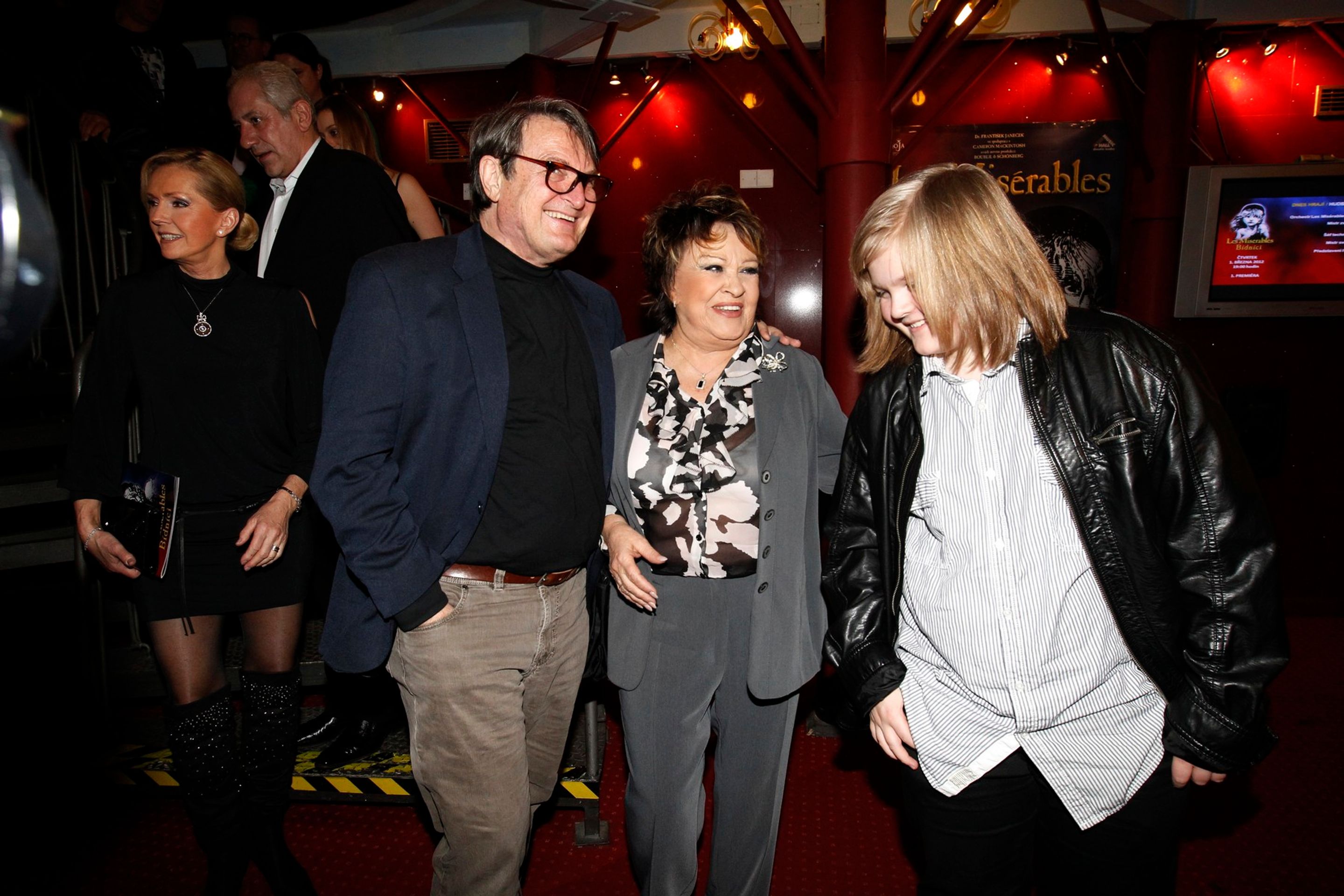 Ladislav Štaidl, Jiřina Bohdalová a Artur Štaidl, 3. 3. 2012 - Artur Štaidl (7/15)