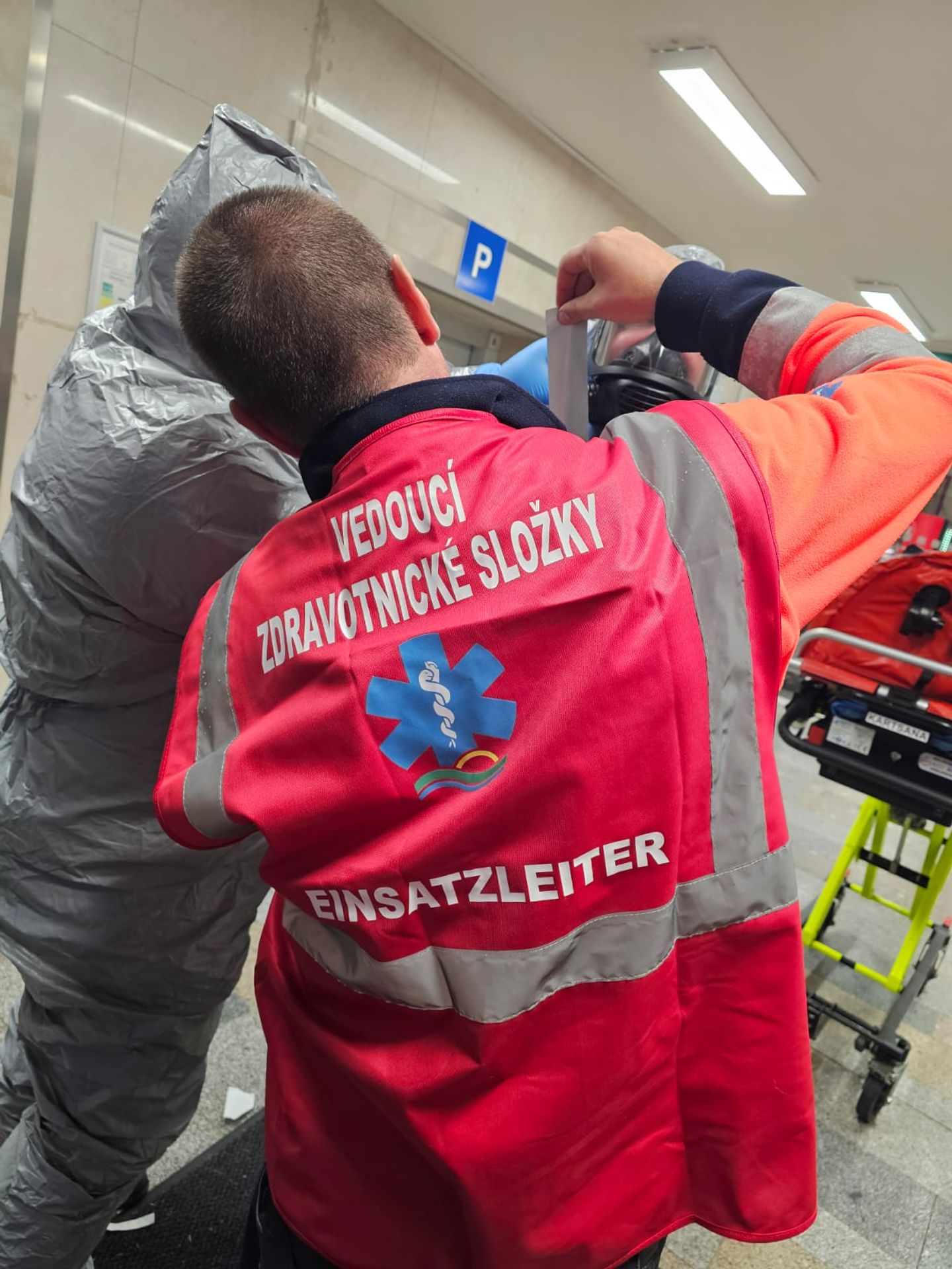 Převoz rizikového pacienta z Tábora - Transport rizikového pacienta do FN Bulovka (6/21)