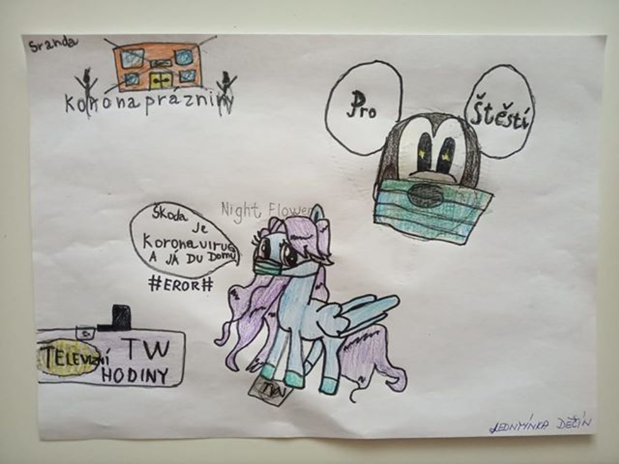 Obrázky od dětí pro zdravotníky - 5 - GALERIE: Obrázky od dětí pro zdravotníky (5/18)