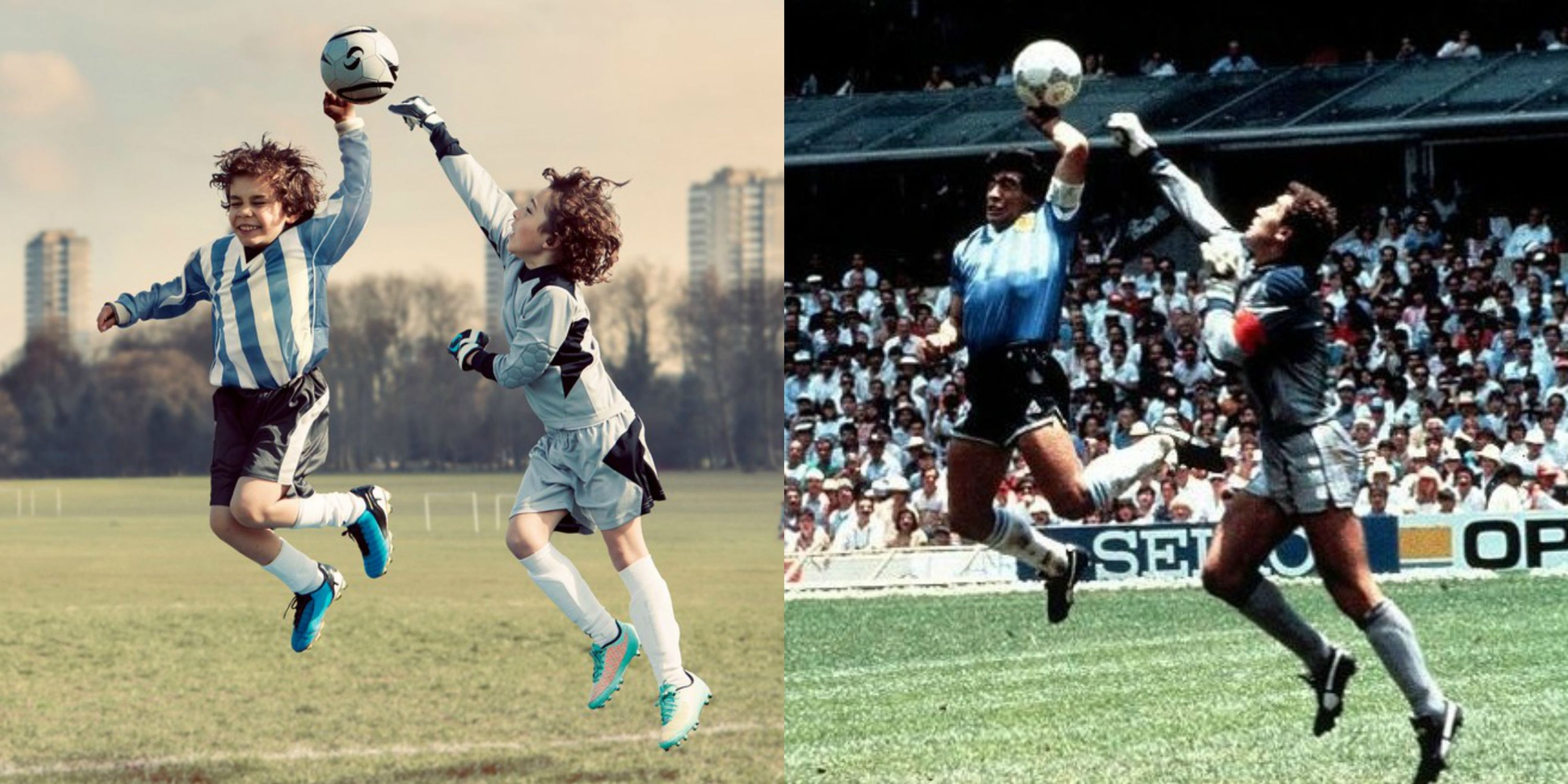 Diego Maradona - Galerie: Děti předvádějí památné fotbalové momenty (3/6)