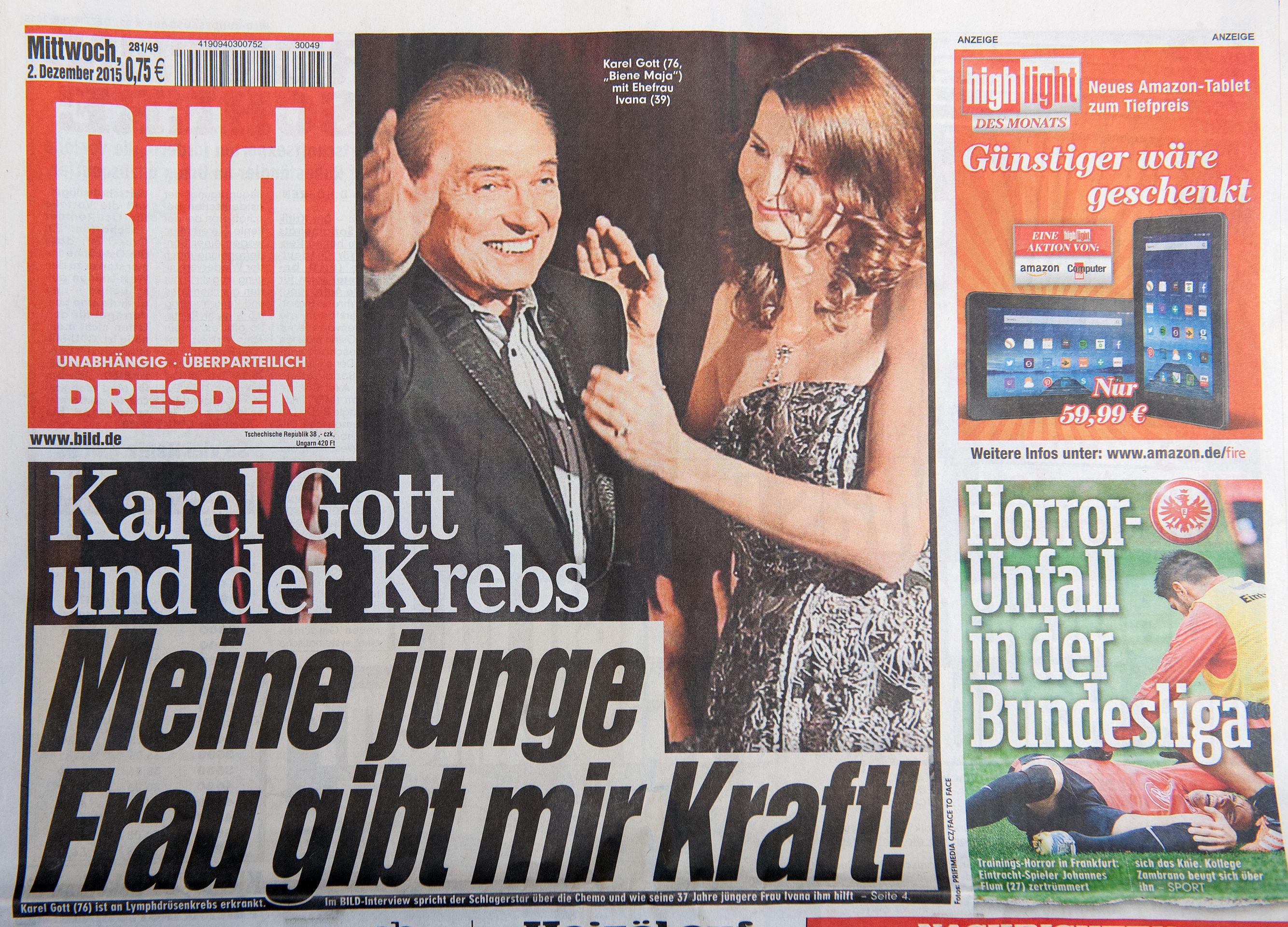 Karel Gott v Bildu - 3 - GALERIE: Karel Gott o nemoci (4/7)