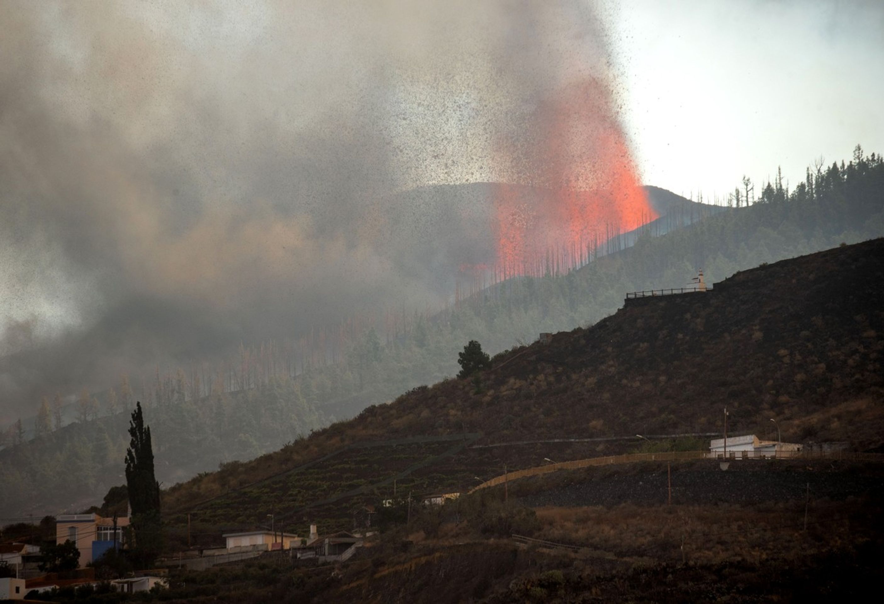 Erupce sopky  na Kanárských ostrovech (1) - Erupce vulkánu na Kanárských ostrovech (1/7)